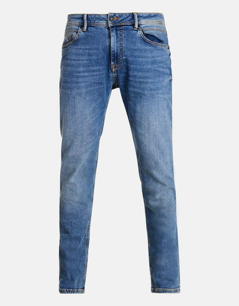 Lewis Straight Washed Blue Jeans L34