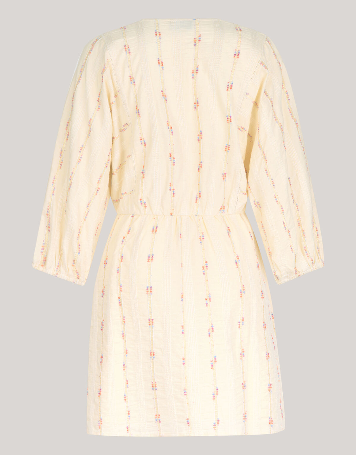 Jacquard Jurk Gebroken Wit SHOEBY WOMEN