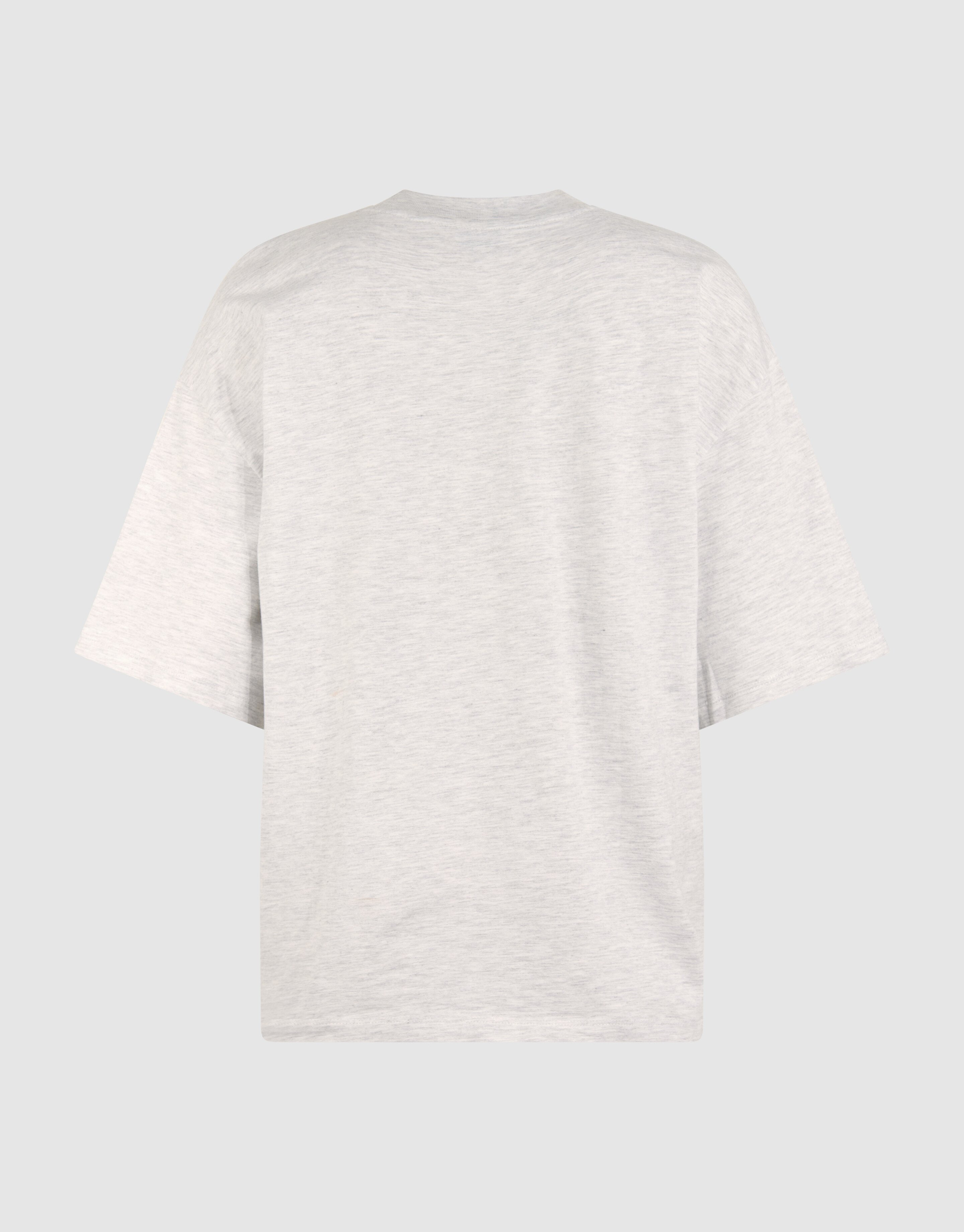 Oversized Magazine Artwork T-shirt Lichtgrijs SHOEBY WOMEN