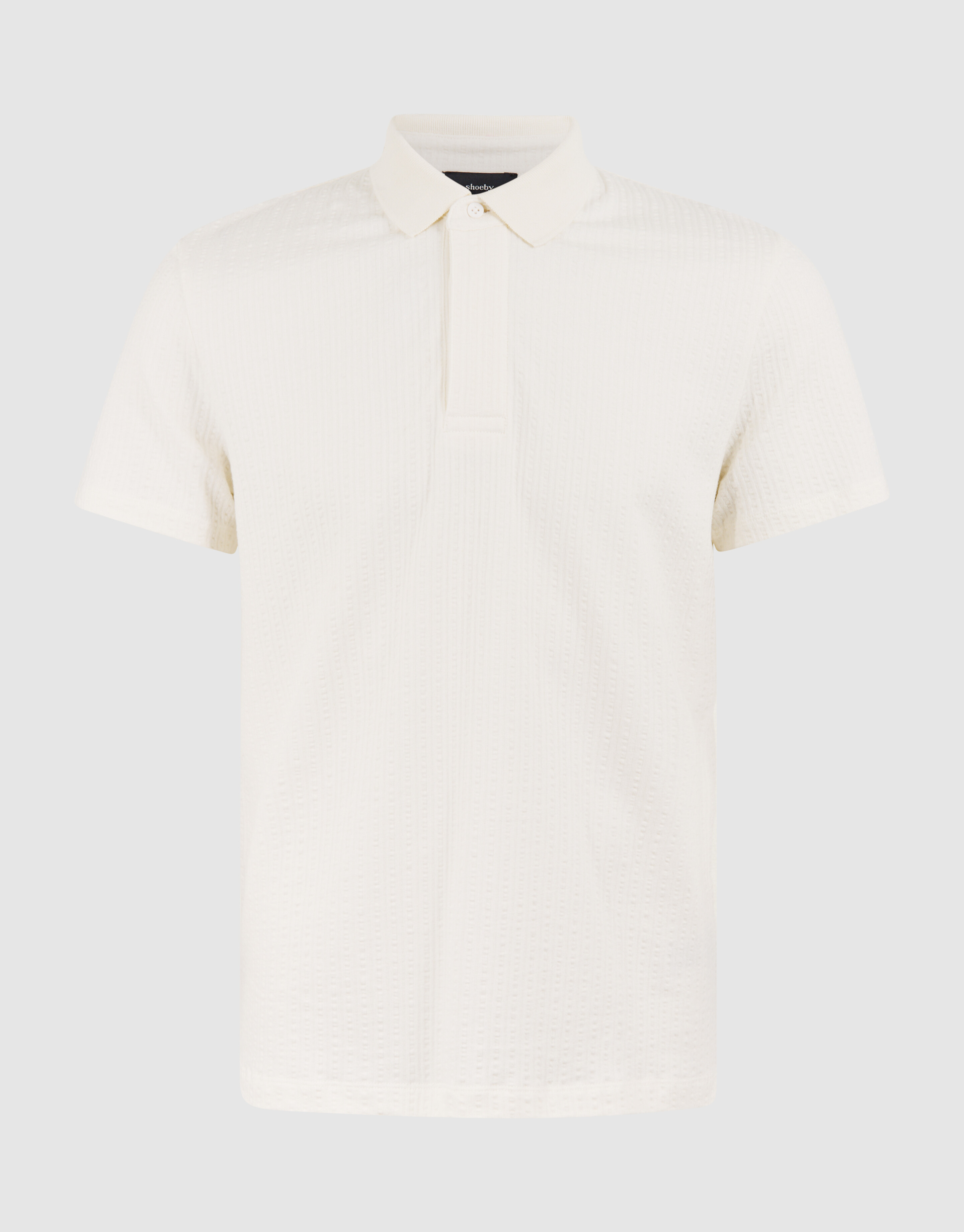 Structuur Polo Gebroken Wit SHOEBY MEN