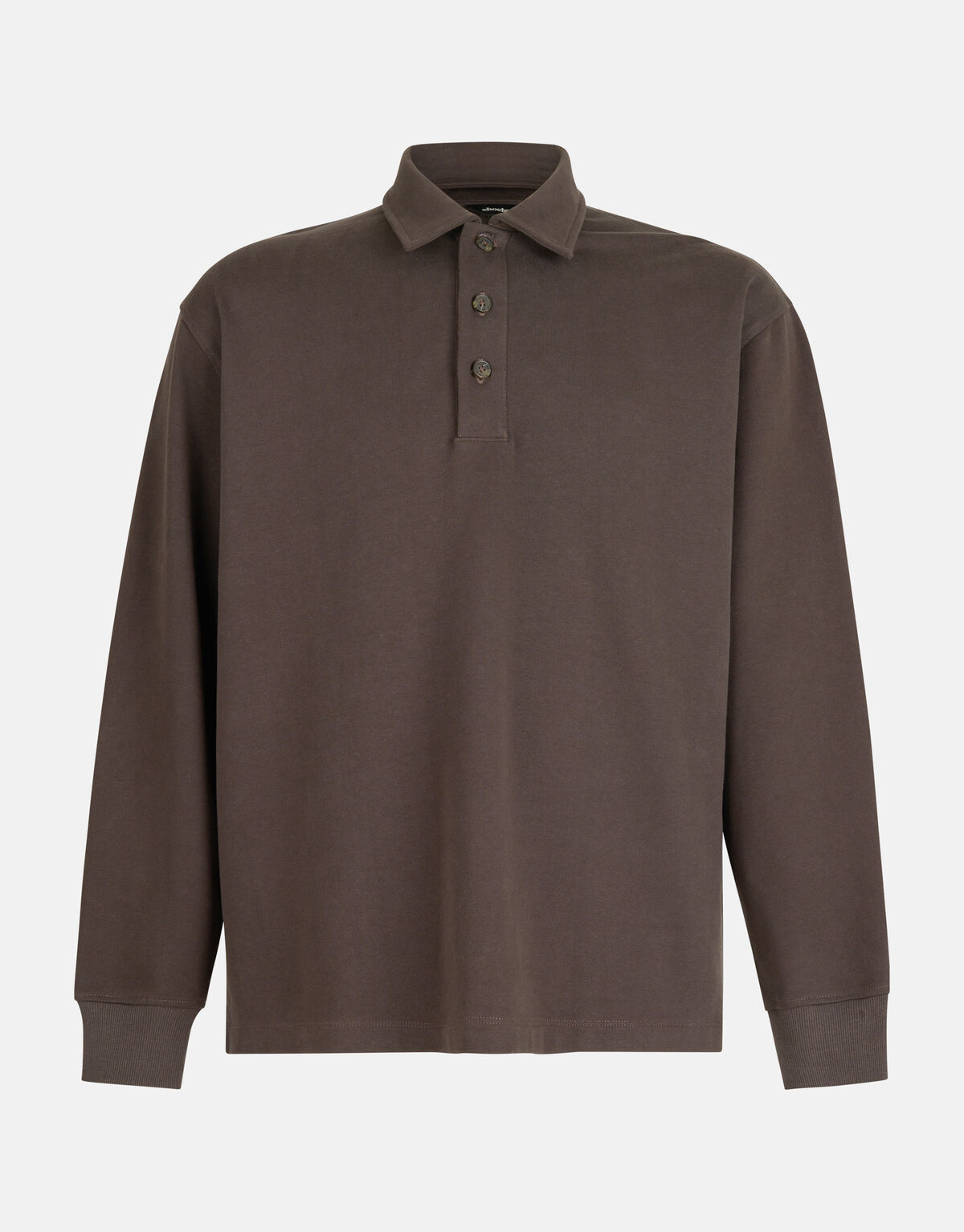 Lange Mouwen Polo Donkerbruin By Fred SHOEBY MEN