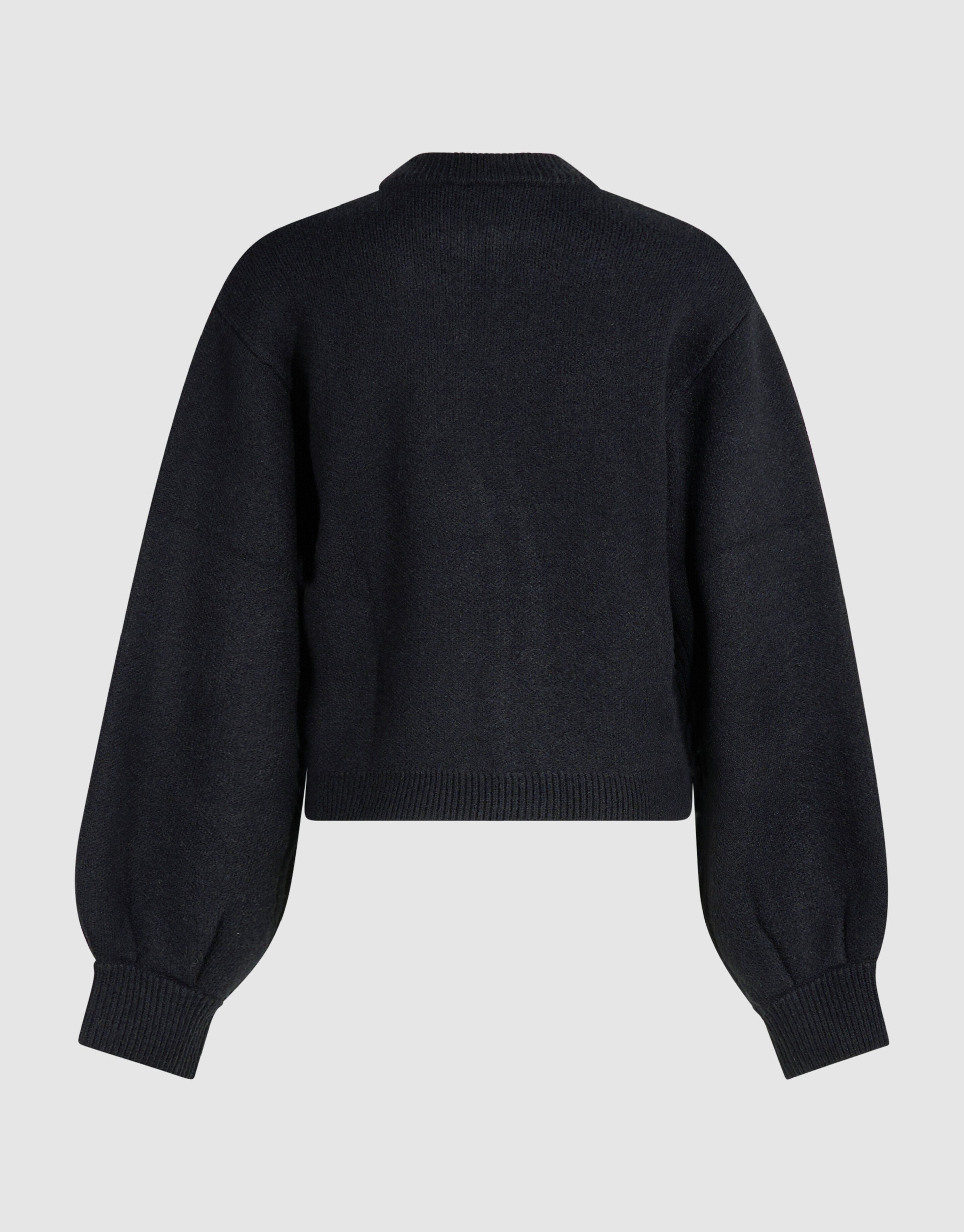 Gebreide Bomber Jack Antraciet SHOEBY WOMEN