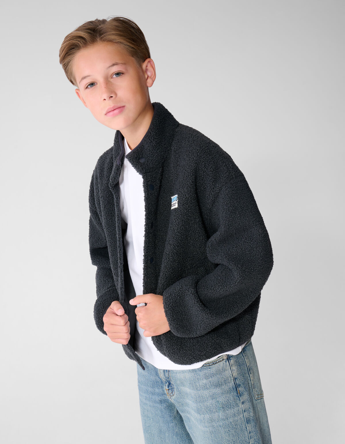Relaxed Teddy Jas Donkergrijs SHOEBY BOYS