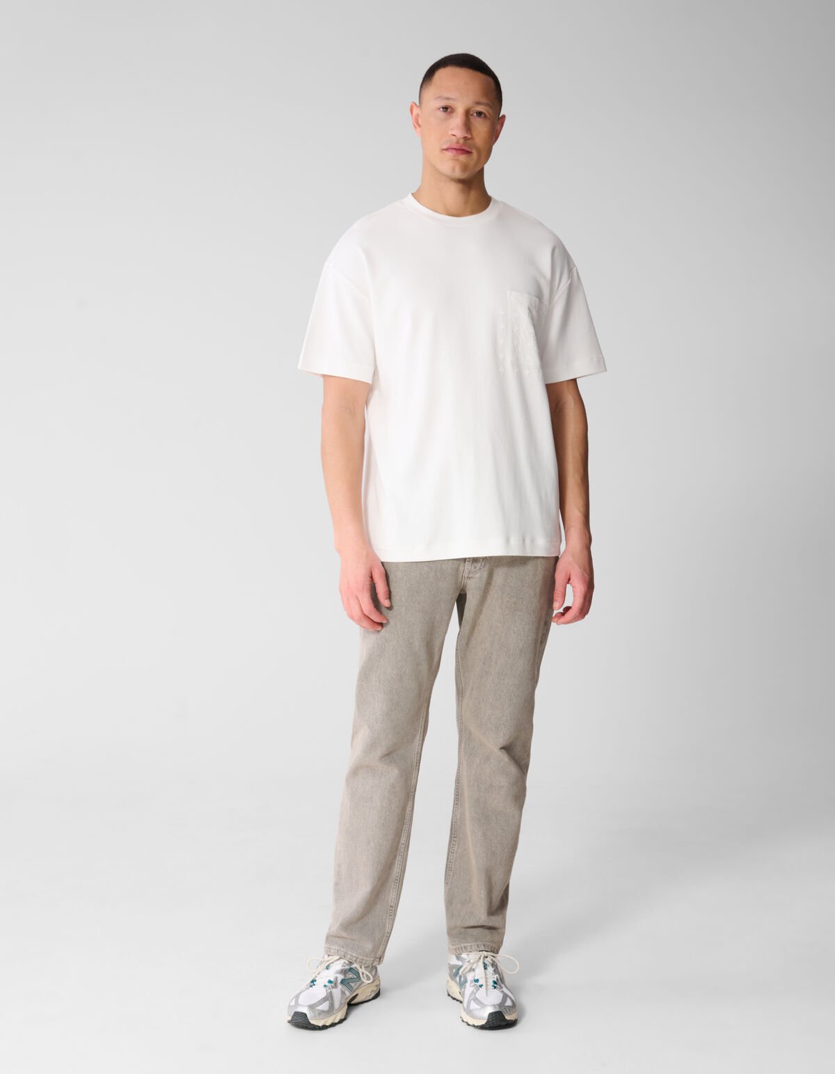 Spark Pocket T-shirt Wit SHOEBY MEN