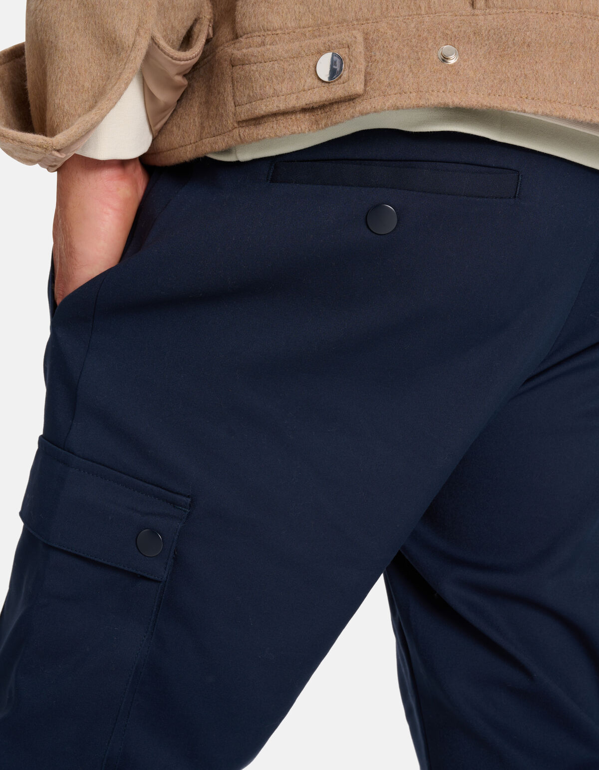Cargo Broek Donkerblauw By Fred SHOEBY MEN