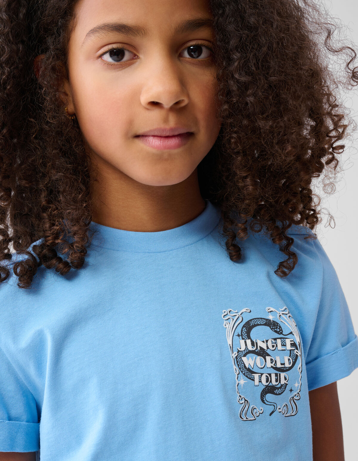 Artwork T-shirt Blauw SHOEBY GIRLS