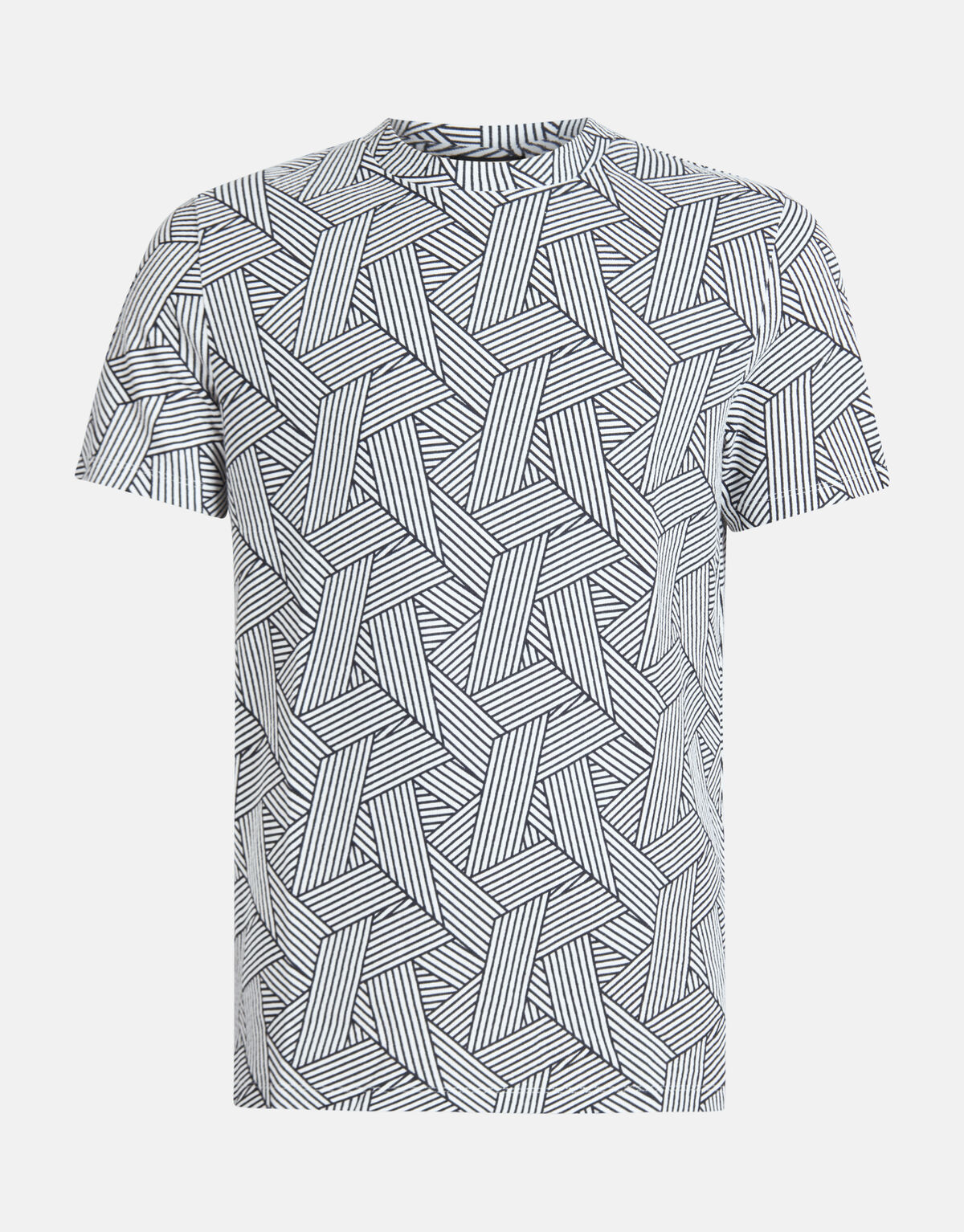 Printed T-shirt Wit SHOEBY MEN