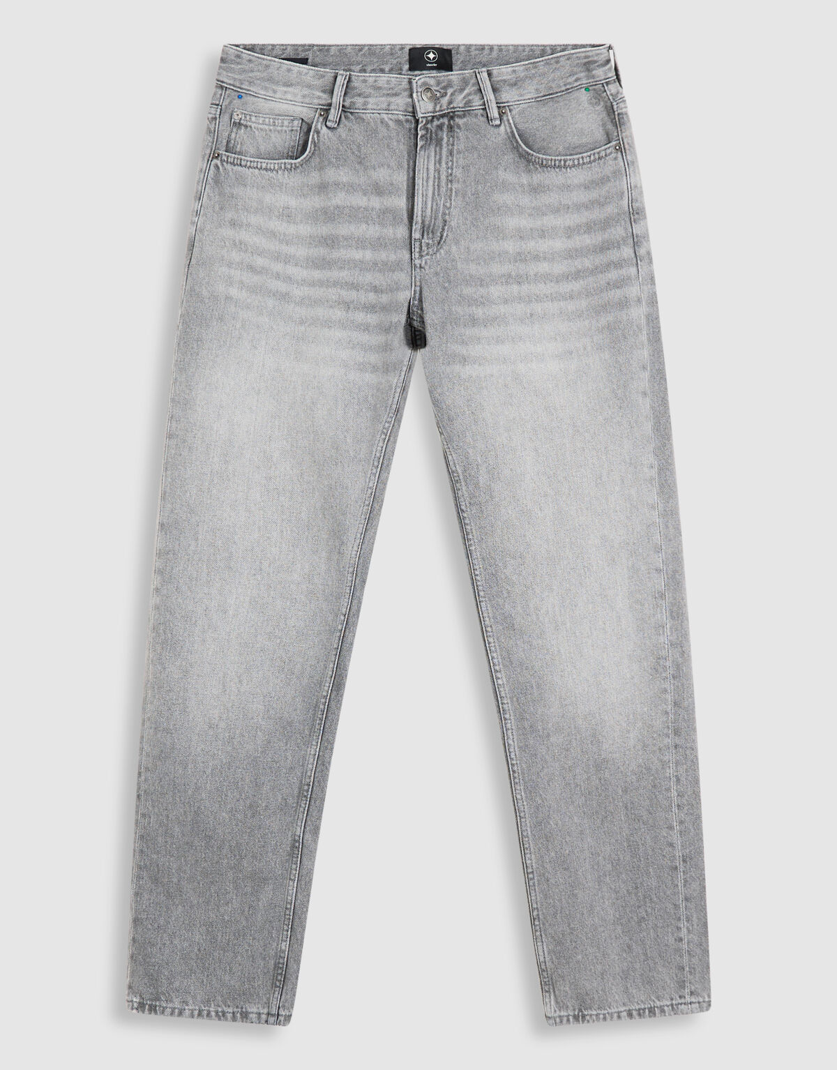 Modern Straight Fit Jeans Lichtgrijs L34 SHOEBY MEN