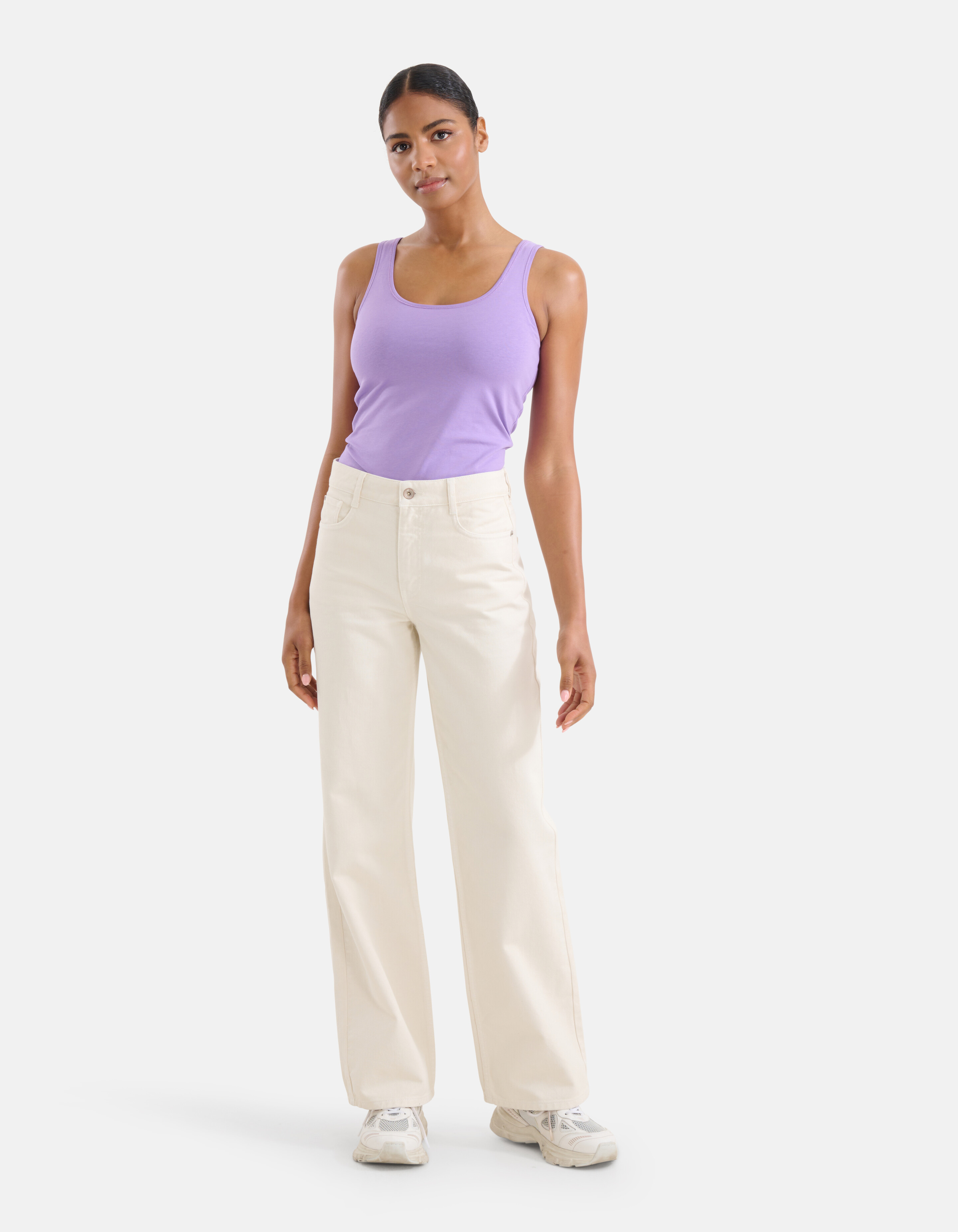Basis Tanktop Paars SHOEBY WOMEN