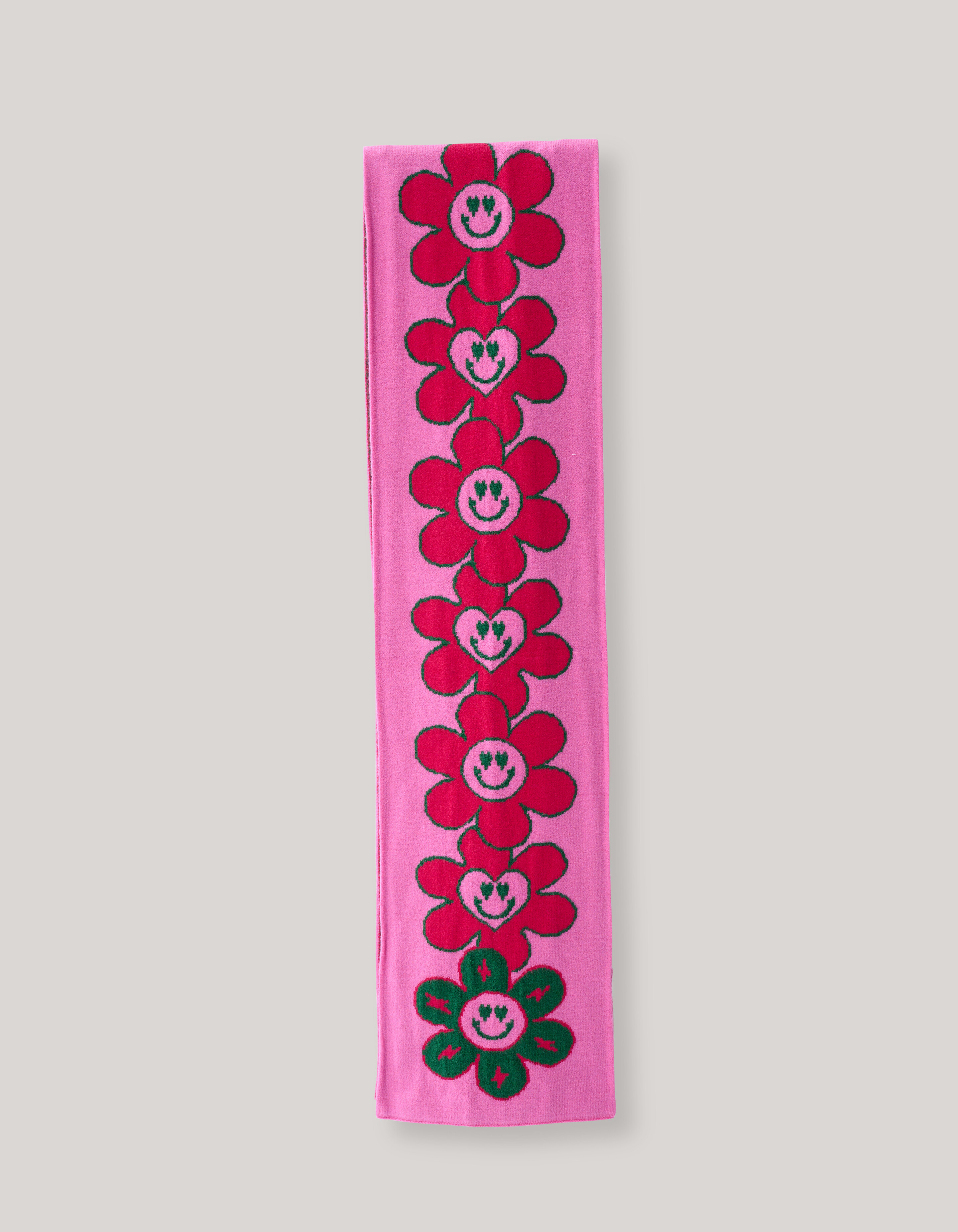 Jacquard Sjaal Roze SHOEBY ACCESSOIRES