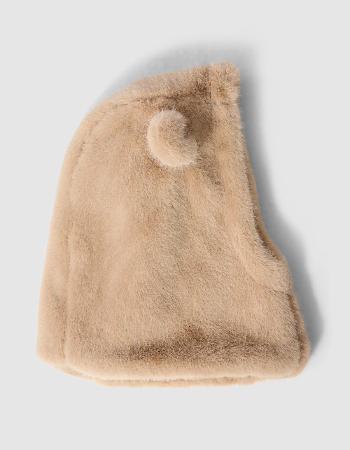 Fluffy Beer Muts Zand SHOEBY ACCESSOIRES
