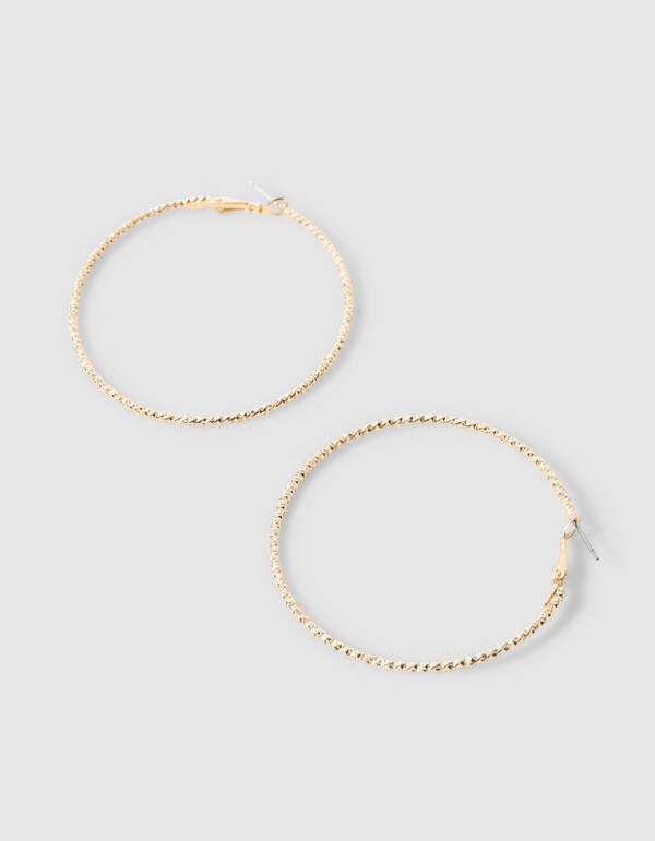 Basis Hoop Oorbellen Goud SHOEBY ACCESSOIRES