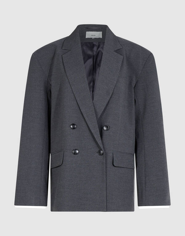Oversized Blazer Grijs SHOEBY WOMEN