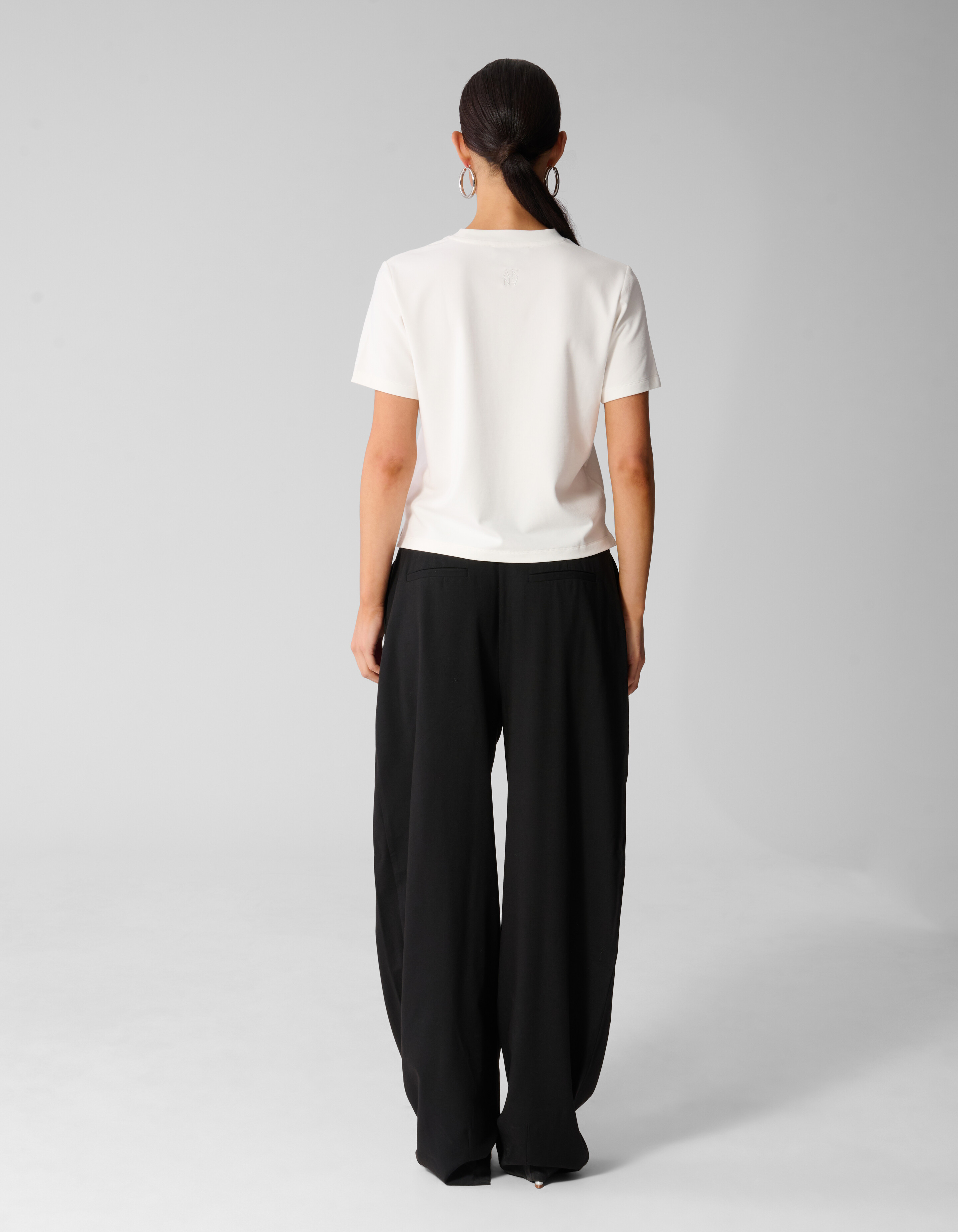 Basis T-shirt Wit By Anna SHOEBY WOMEN