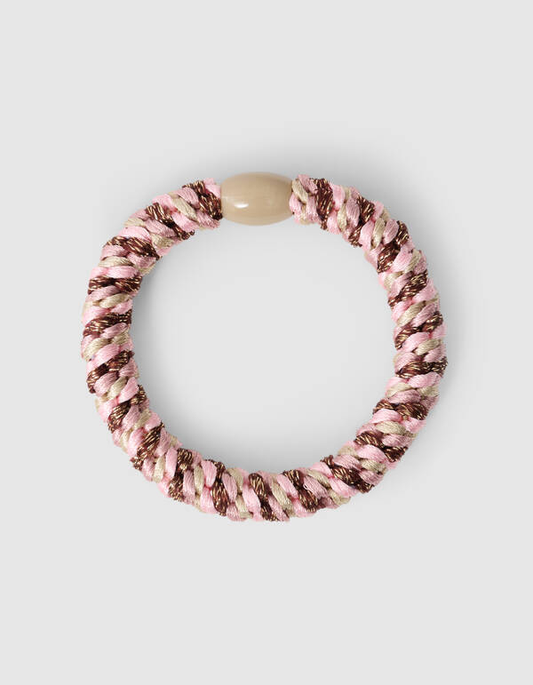 Lurex Haarelastiek Lichtroze SHOEBY ACCESSOIRES