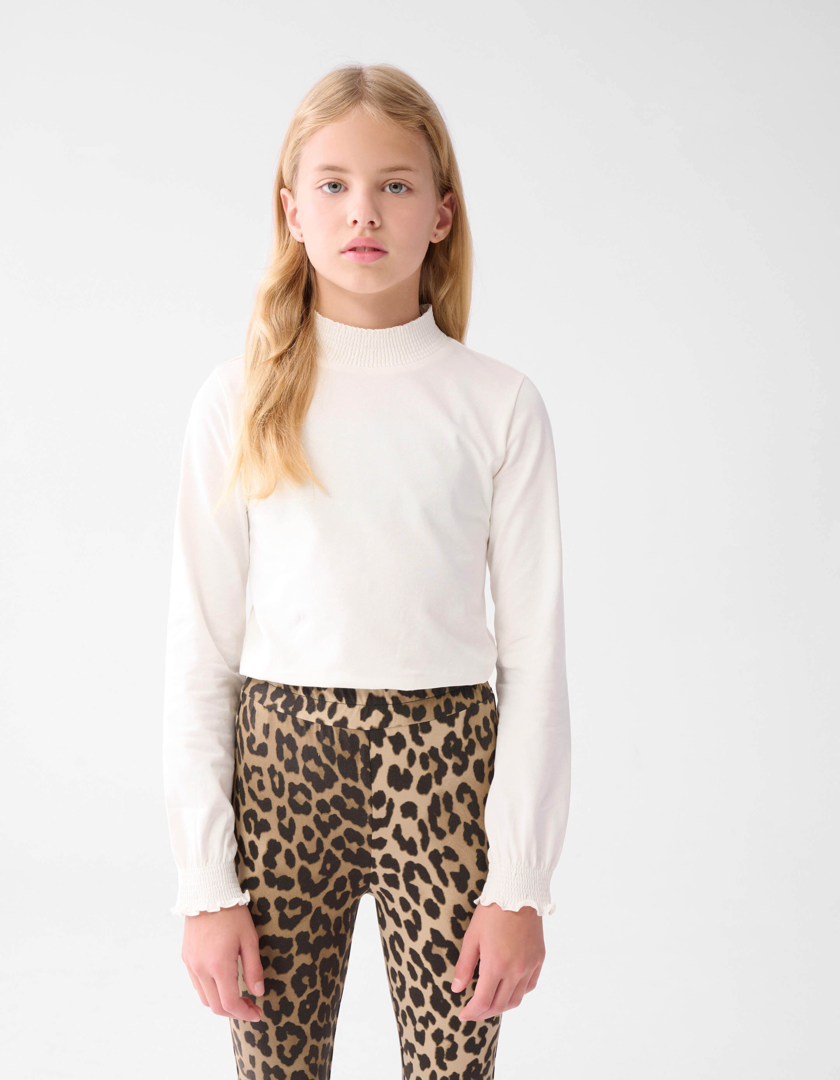 Katoenen Top Gebroken Wit SHOEBY GIRLS