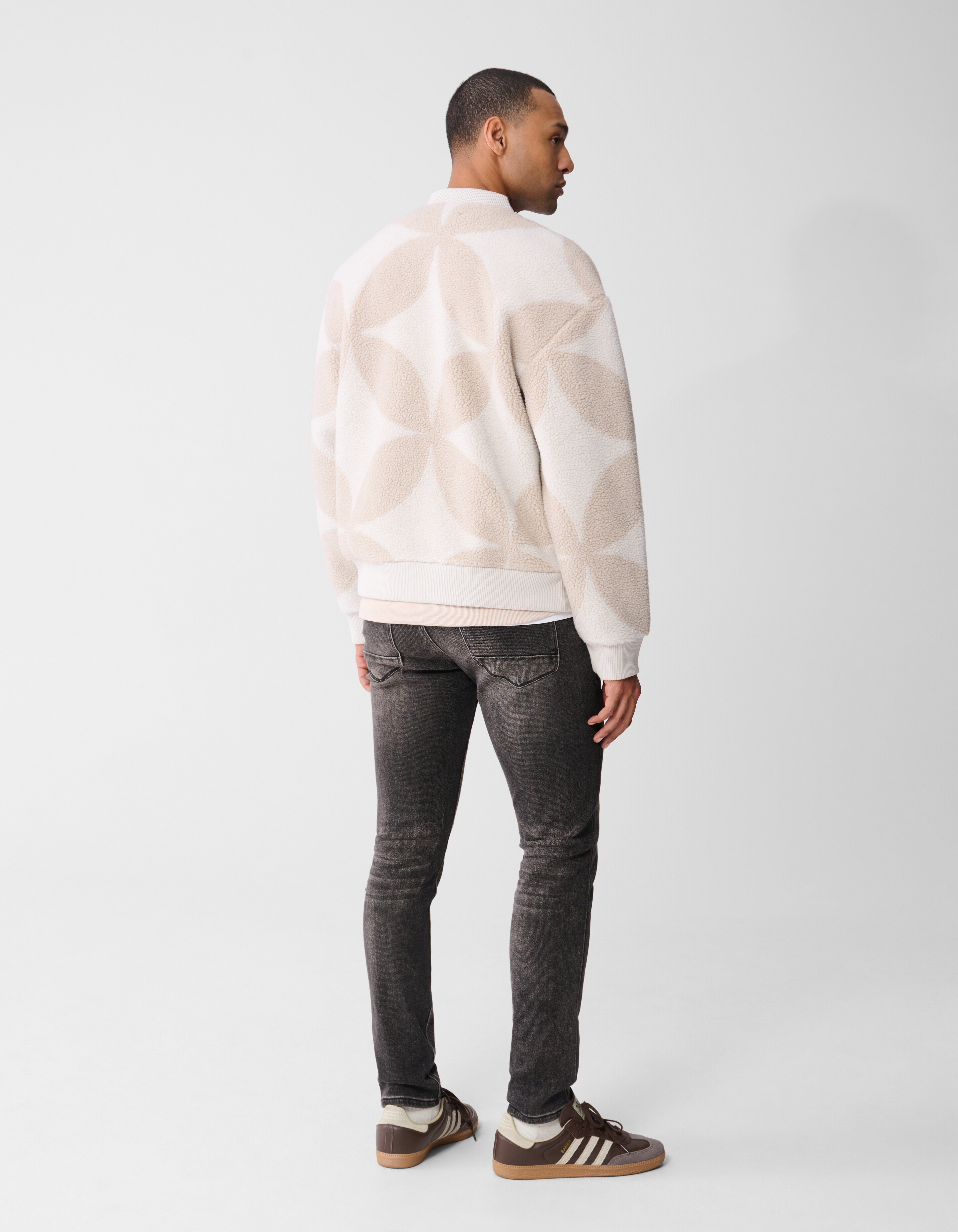 Slim Fit Jog Jeans Grijs L32 SHOEBY MEN