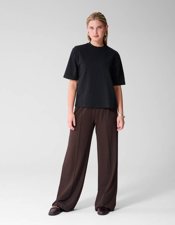 Padded T-shirt Zwart SHOEBY WOMEN