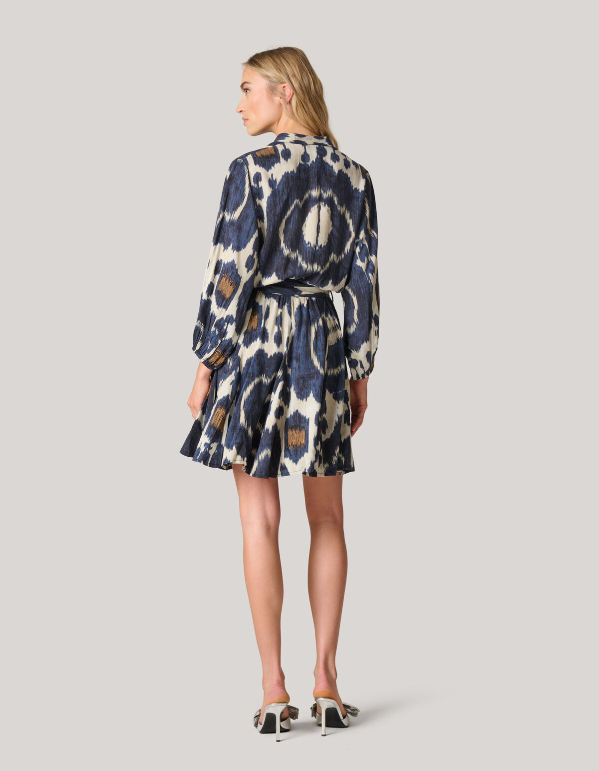 Printed Jurk Donkerblauw SHOEBY WOMEN