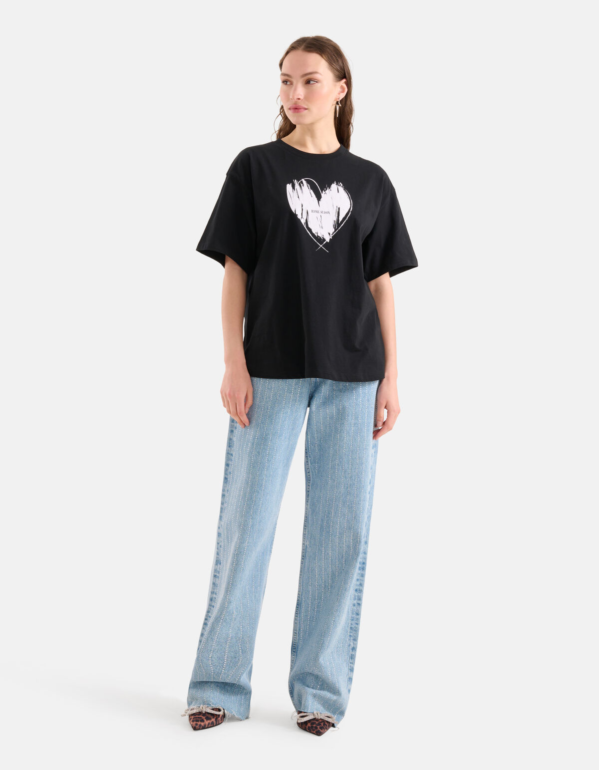 Artwork T-shirt Zwart SHOEBY WOMEN