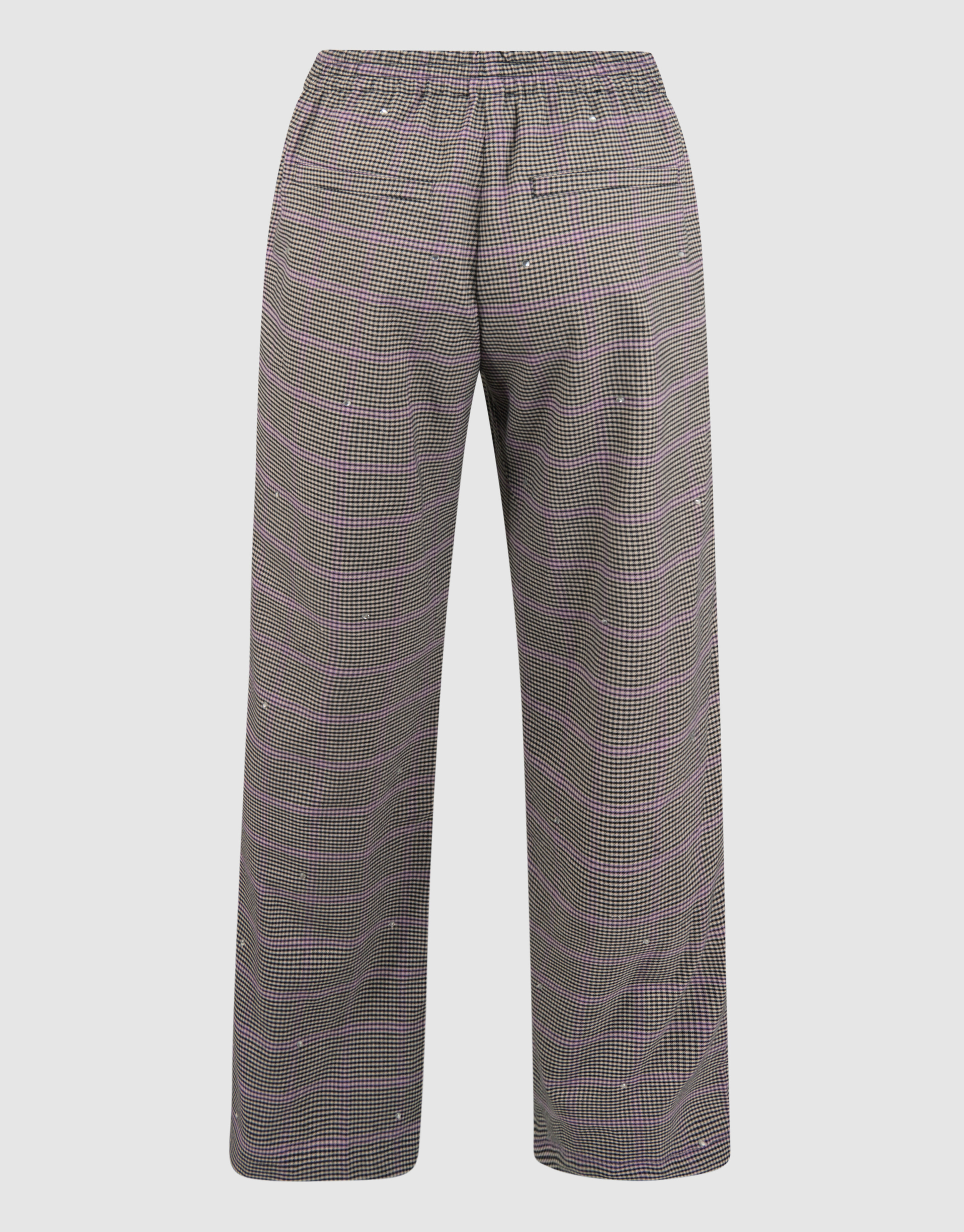 Ruiten Wide Leg Broek Grijs SHOEBY WOMEN