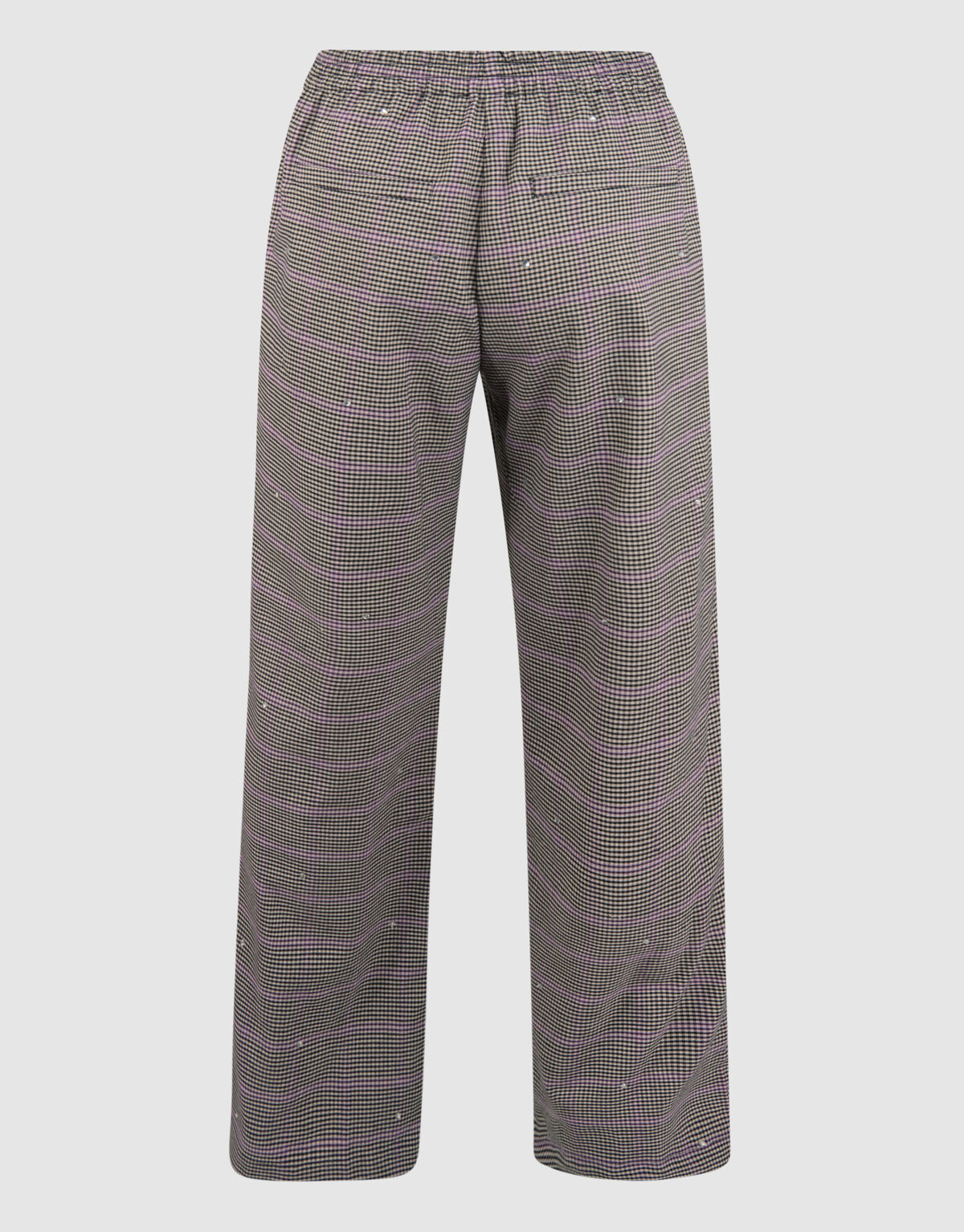 Ruiten Wide Leg Broek Grijs SHOEBY WOMEN
