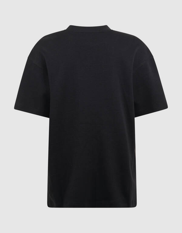 Basis Label T-shirt Zwart SHOEBY BOYS