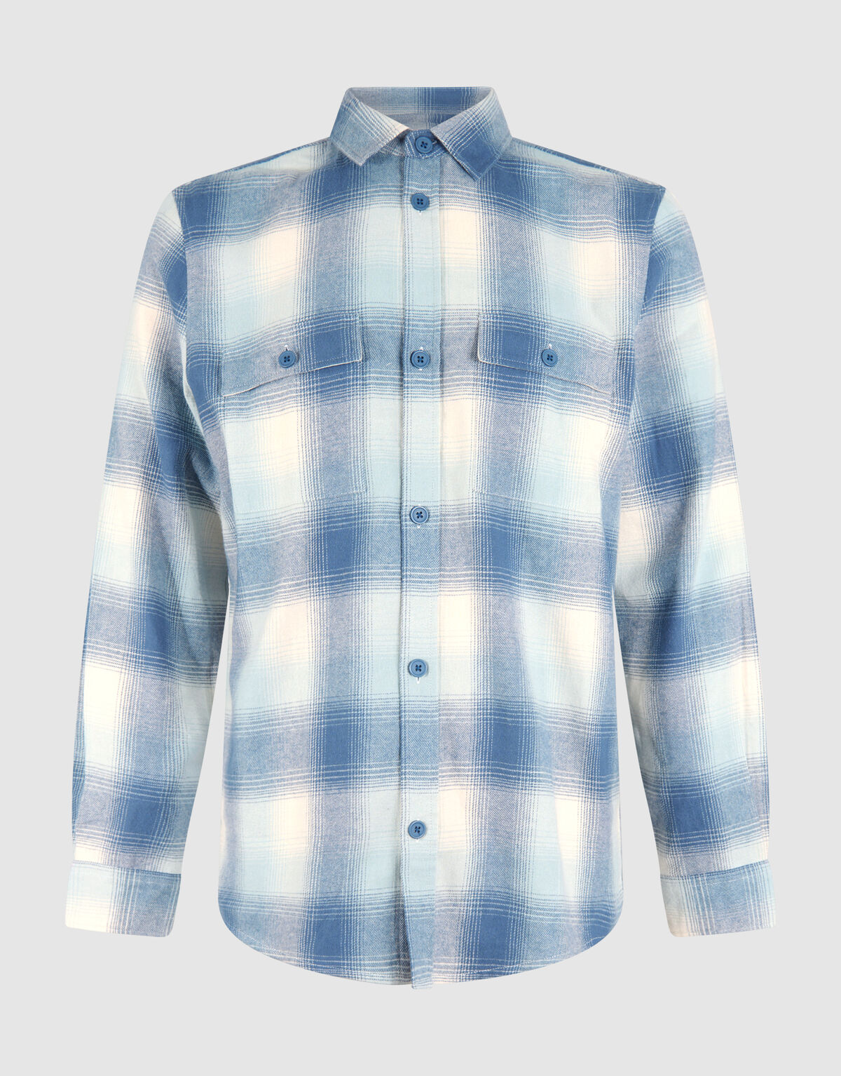 Ruiten Overhemd Blauw SHOEBY MEN