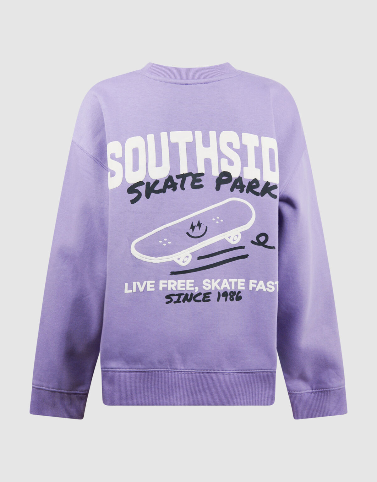 Skate Park Artwork Sweater Paars SHOEBY BOYS