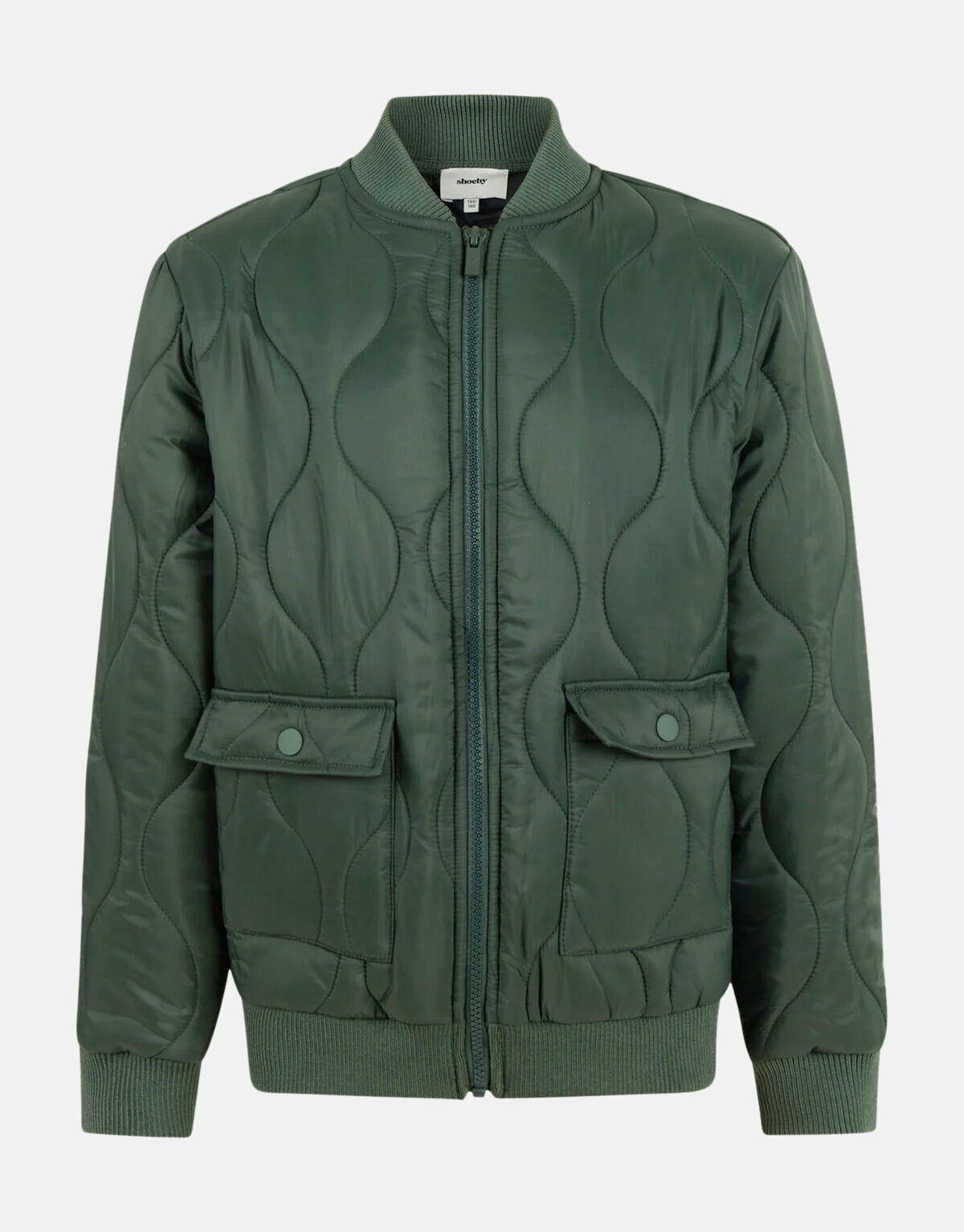 Wavy Padded Jack Donkergroen SHOEBY BOYS