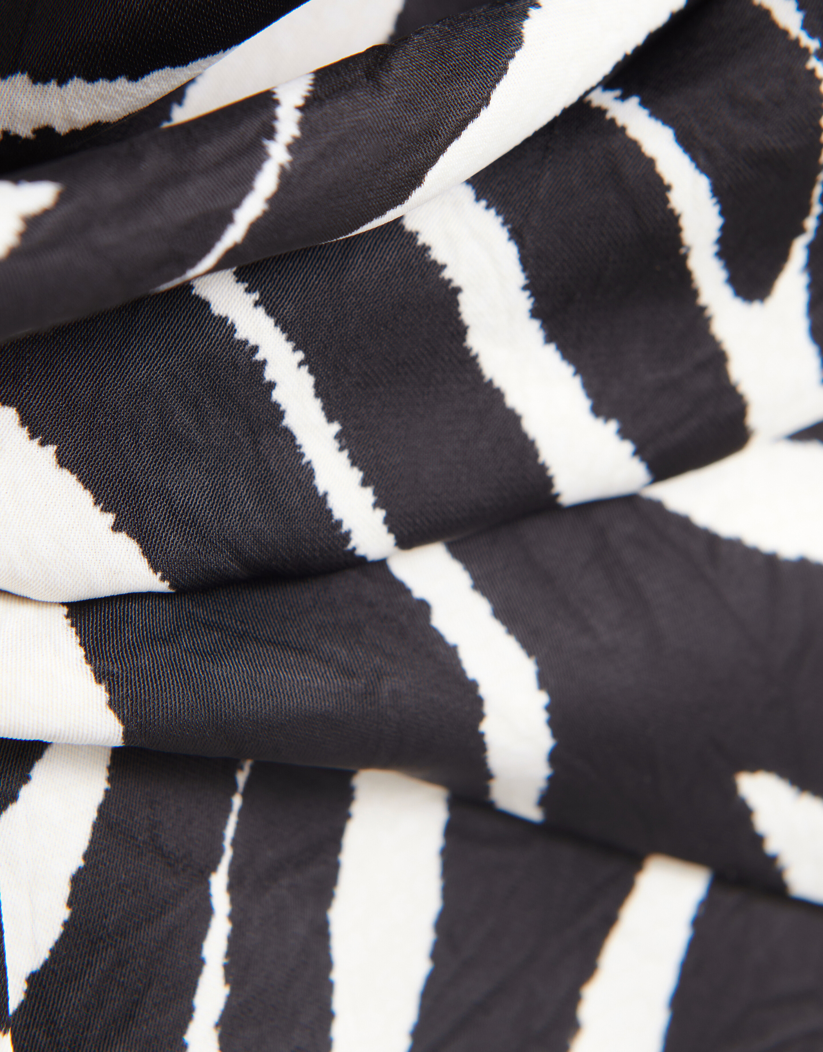 Zebra Print Blouse Zwart/Wit SHOEBY WOMEN