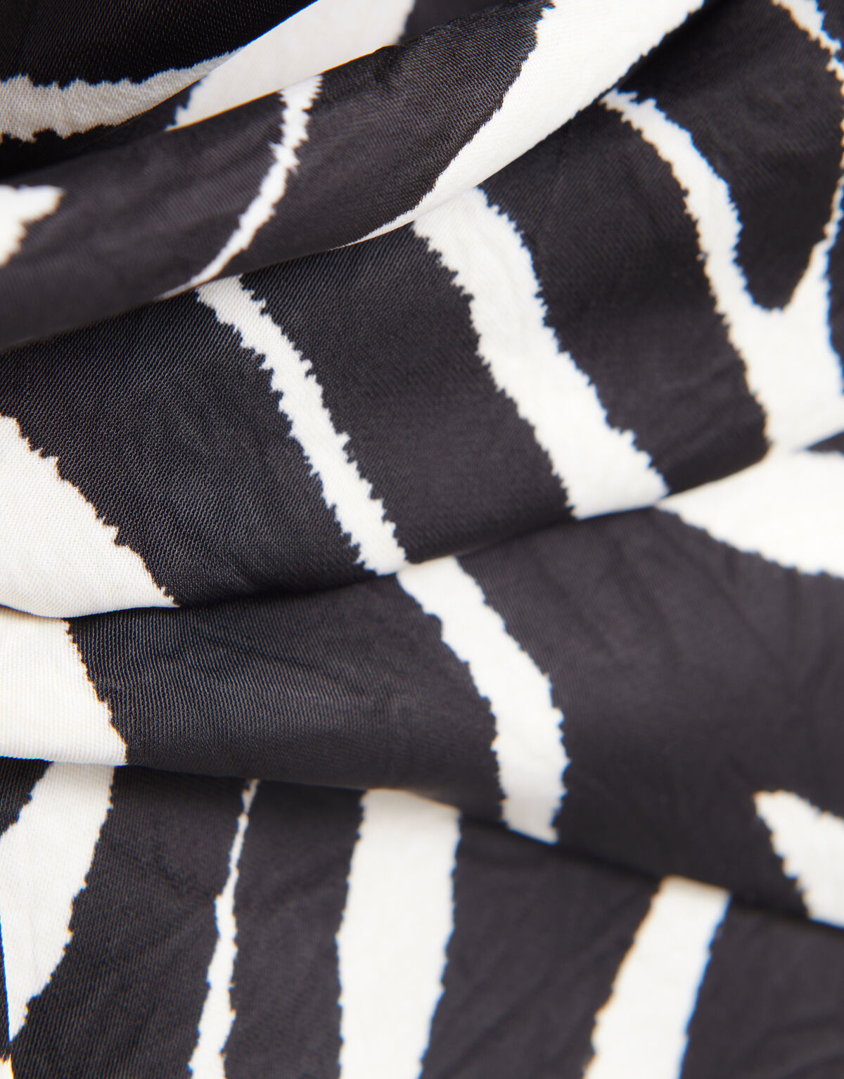 Zebra Print Blouse Zwart/Wit SHOEBY WOMEN