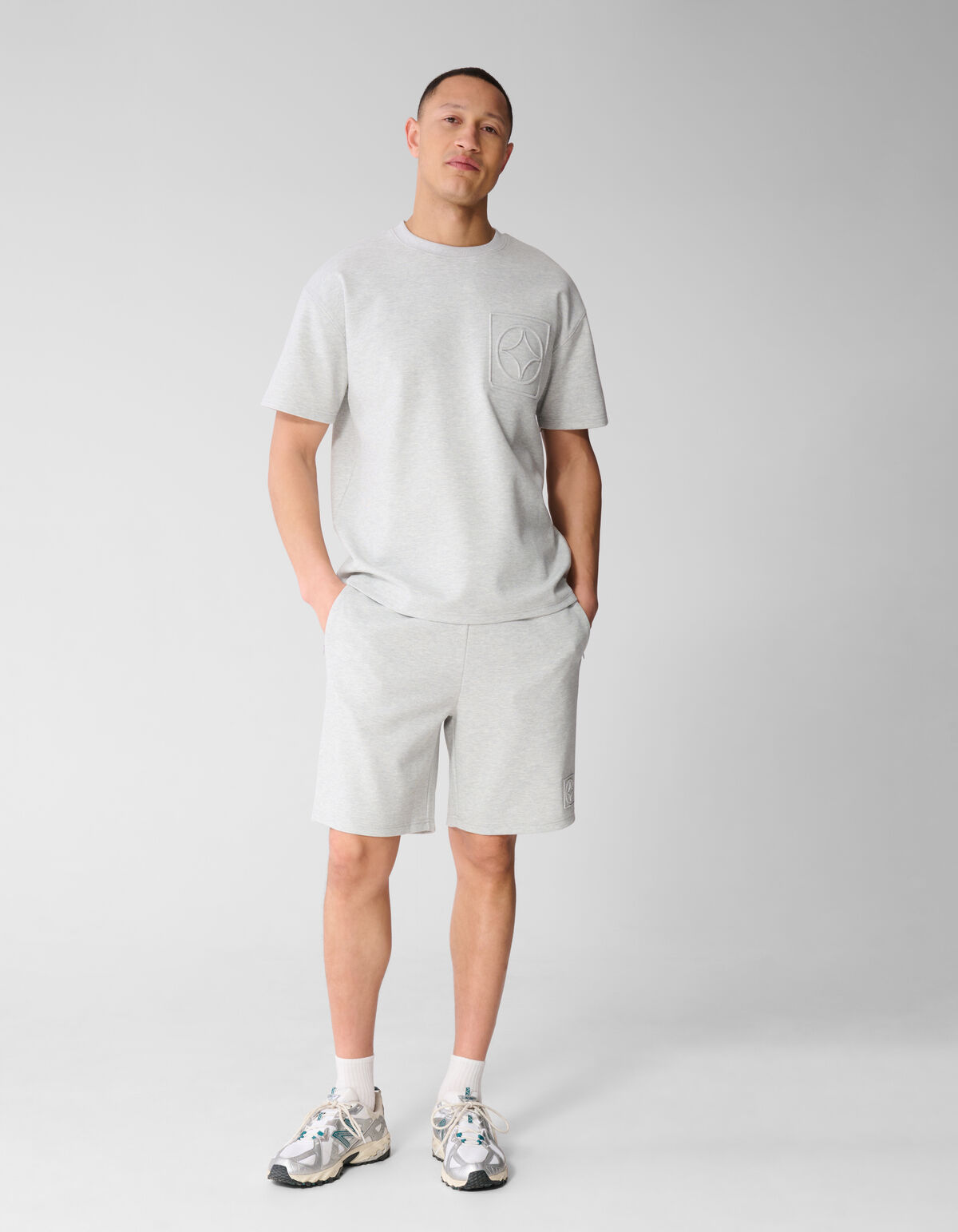 Logo Short Lichtgrijs SHOEBY MEN