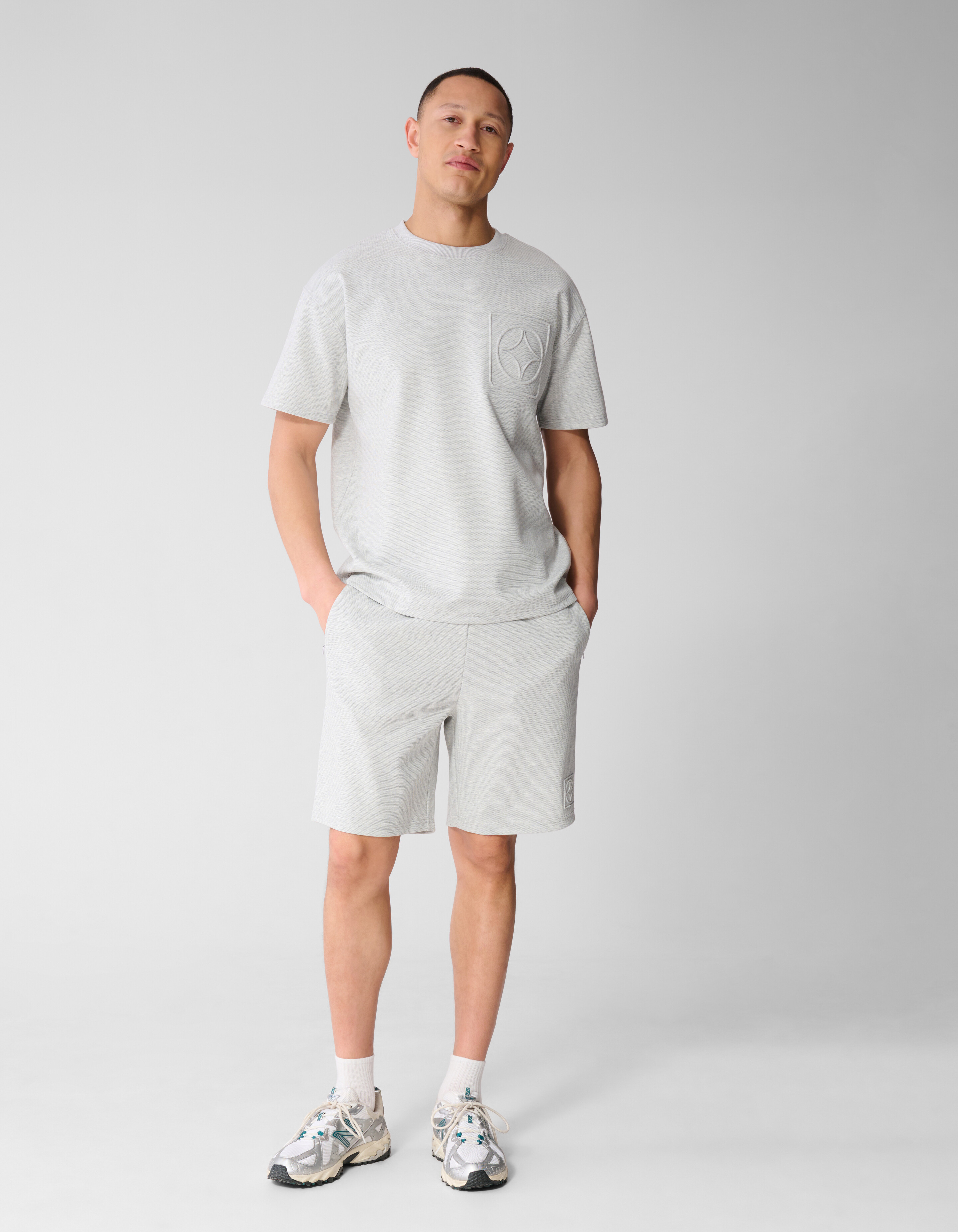 Logo Short Lichtgrijs SHOEBY MEN