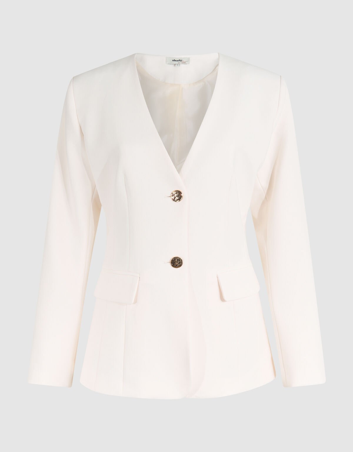 Zandloper Blazer Gebroken Wit By Fred SHOEBY WOMEN