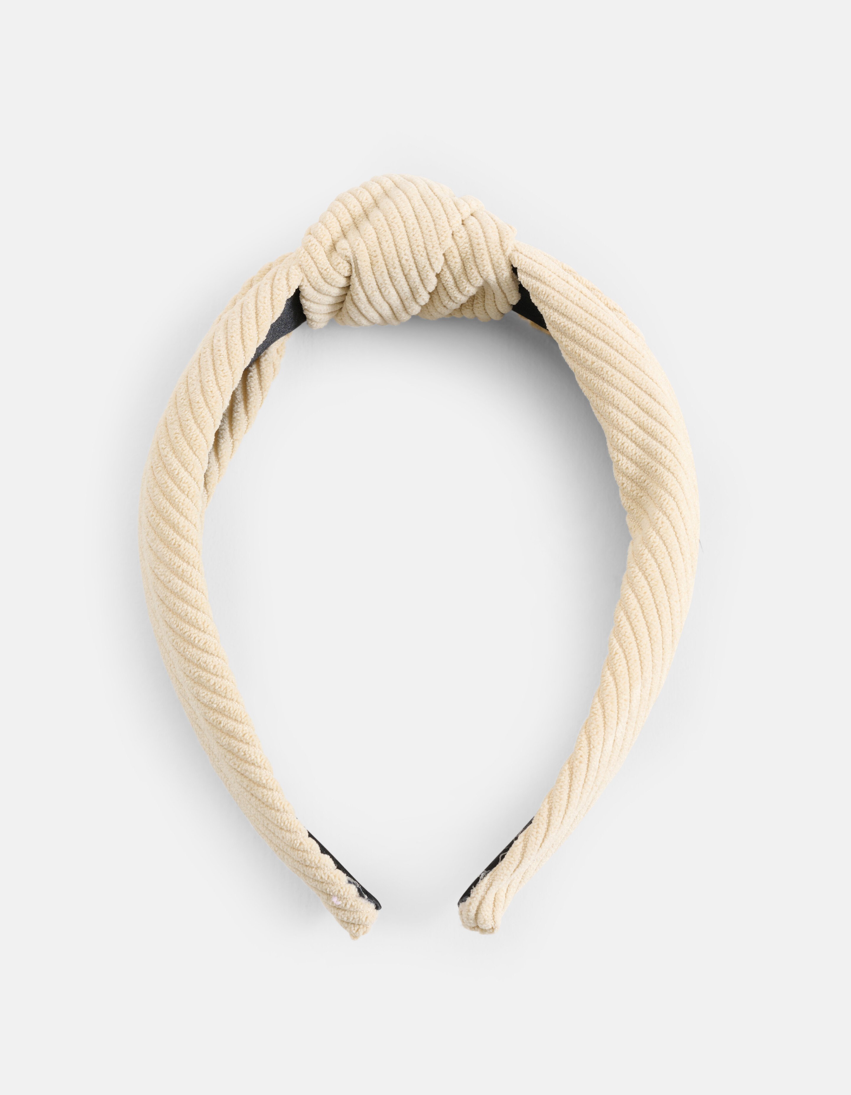 Rib Knot Haarband Gebroken Wit Jill&Mitch
