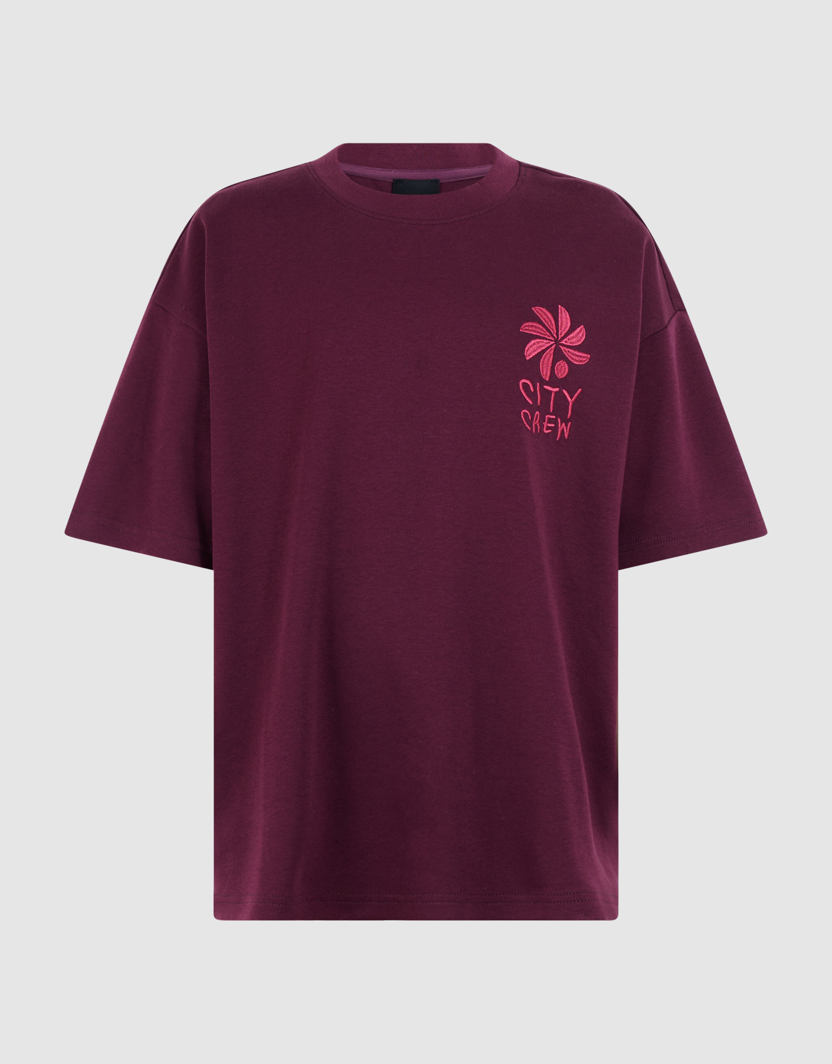 Stay Bold Artwork T-shirt Donkerrood SHOEBY BOYS