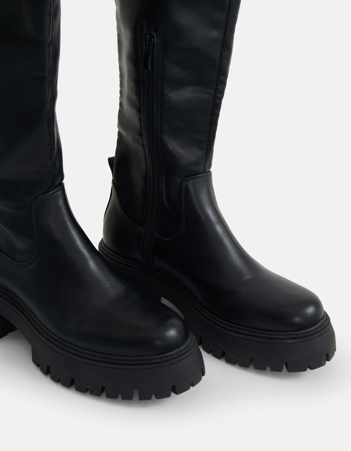 Chunky Stretch Laarzen Zwart SHOEBY SHOES