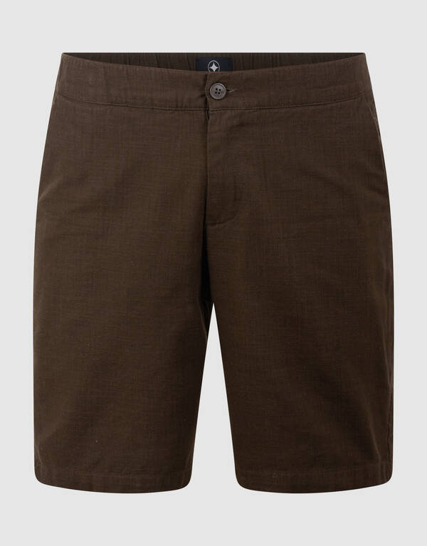 Structuur Short Donkerbruin SHOEBY MEN