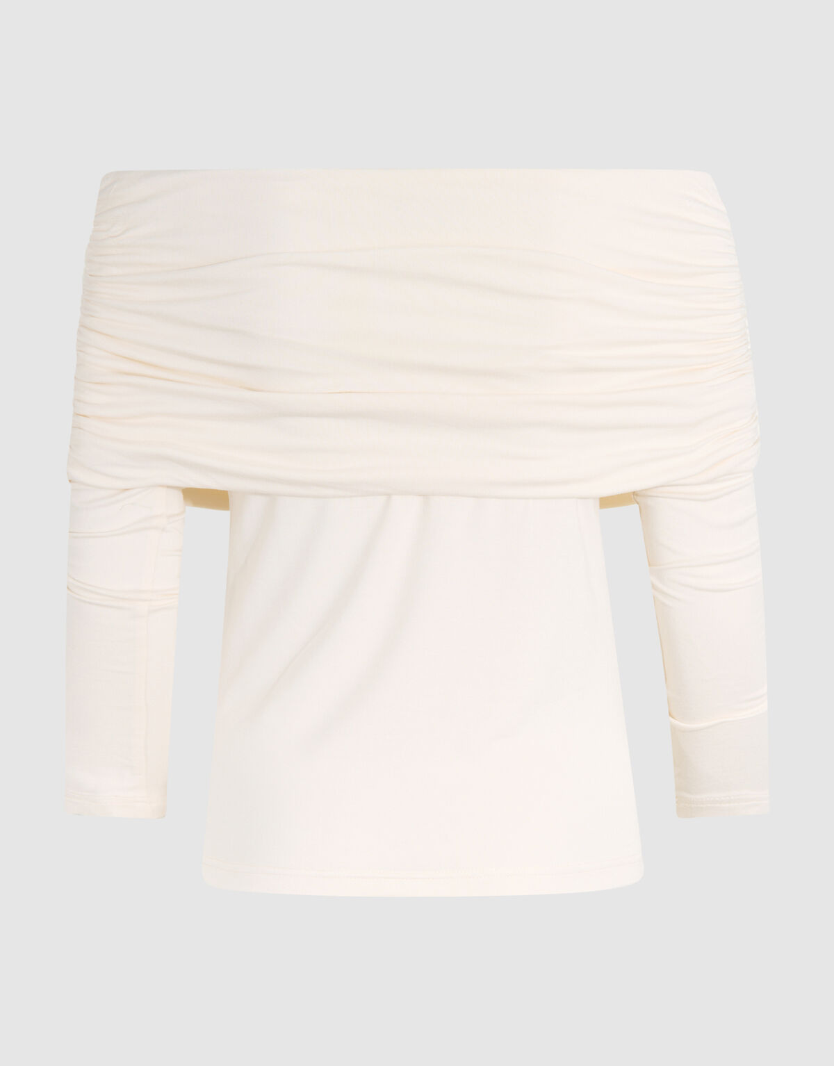 Off-shoulder Top Gebroken Wit SHOEBY WOMEN