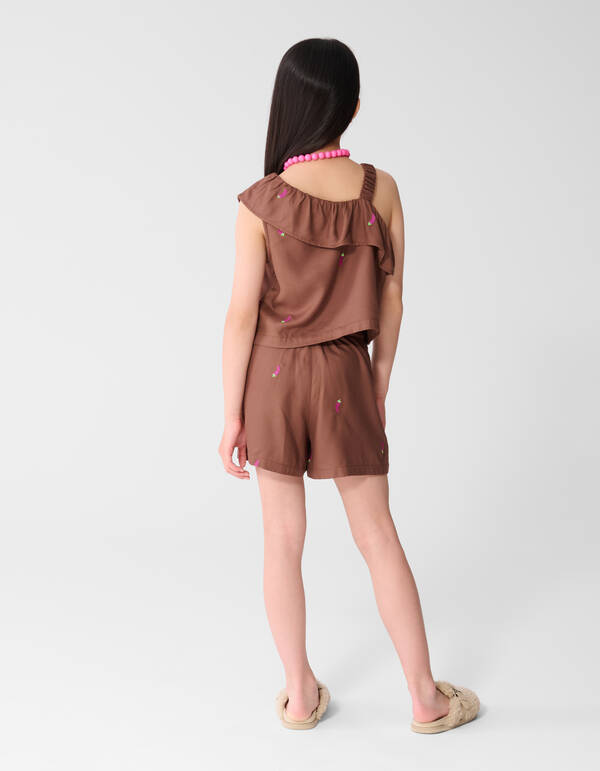 Chili Ruffle Top Bruin SHOEBY GIRLS