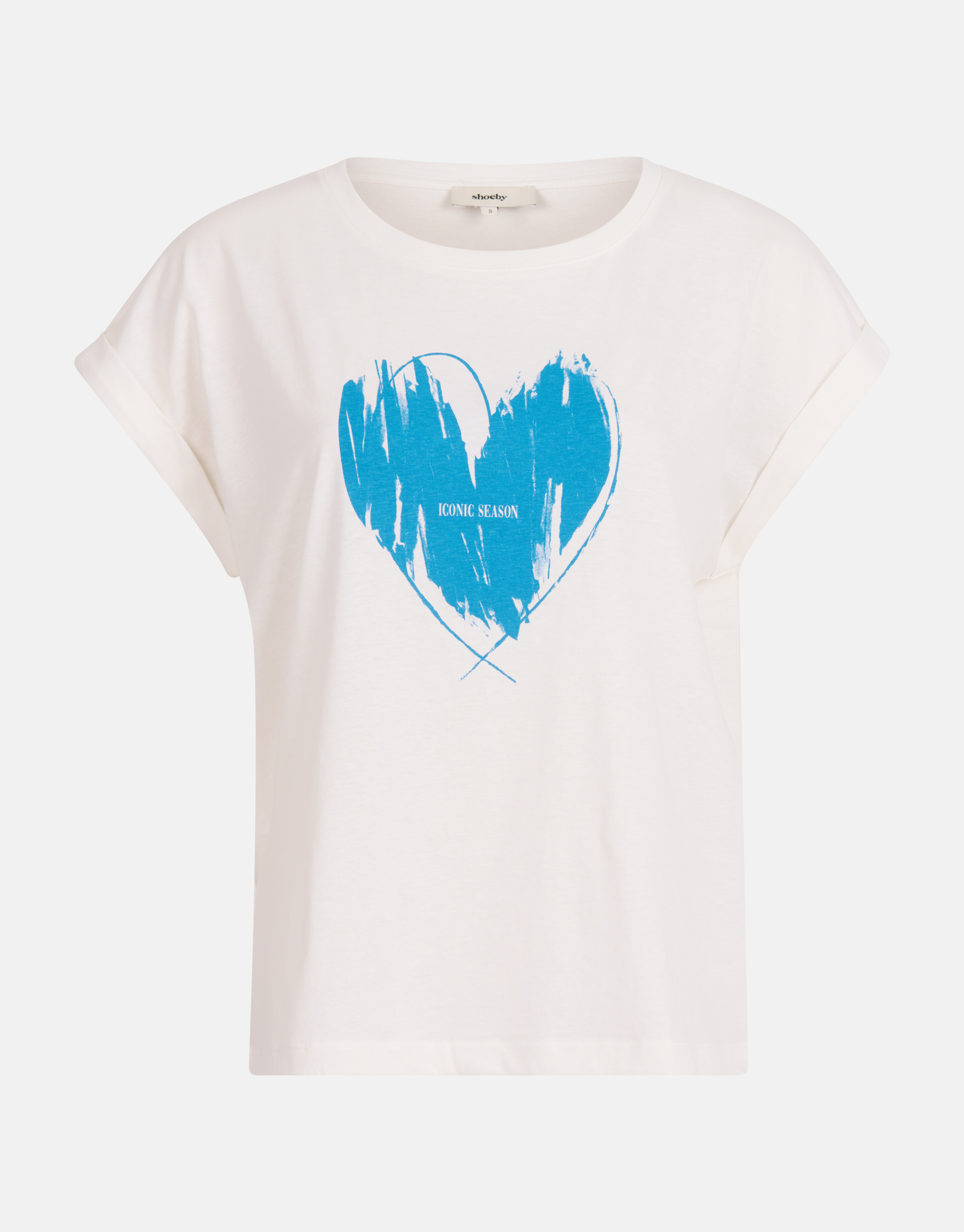 Print T-shirt Blauw SHOEBY WOMEN