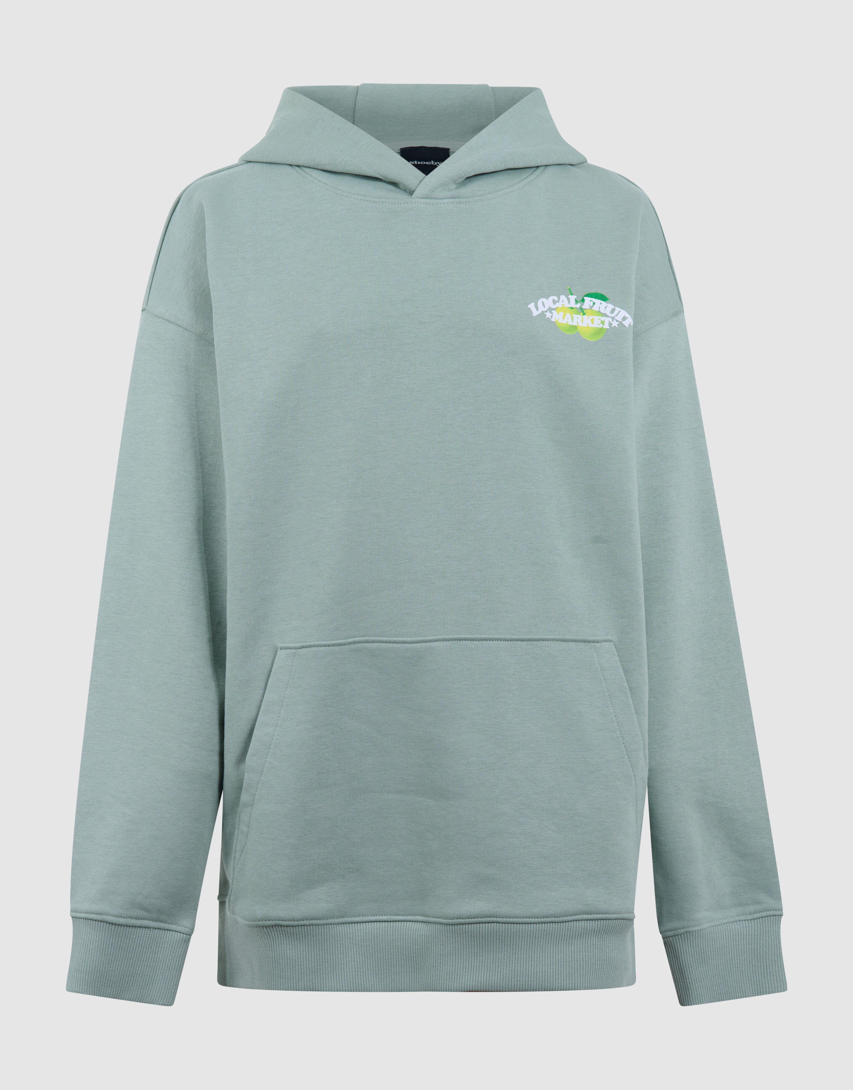 Market Artwork Hoodie Lichtgroen SHOEBY BOYS