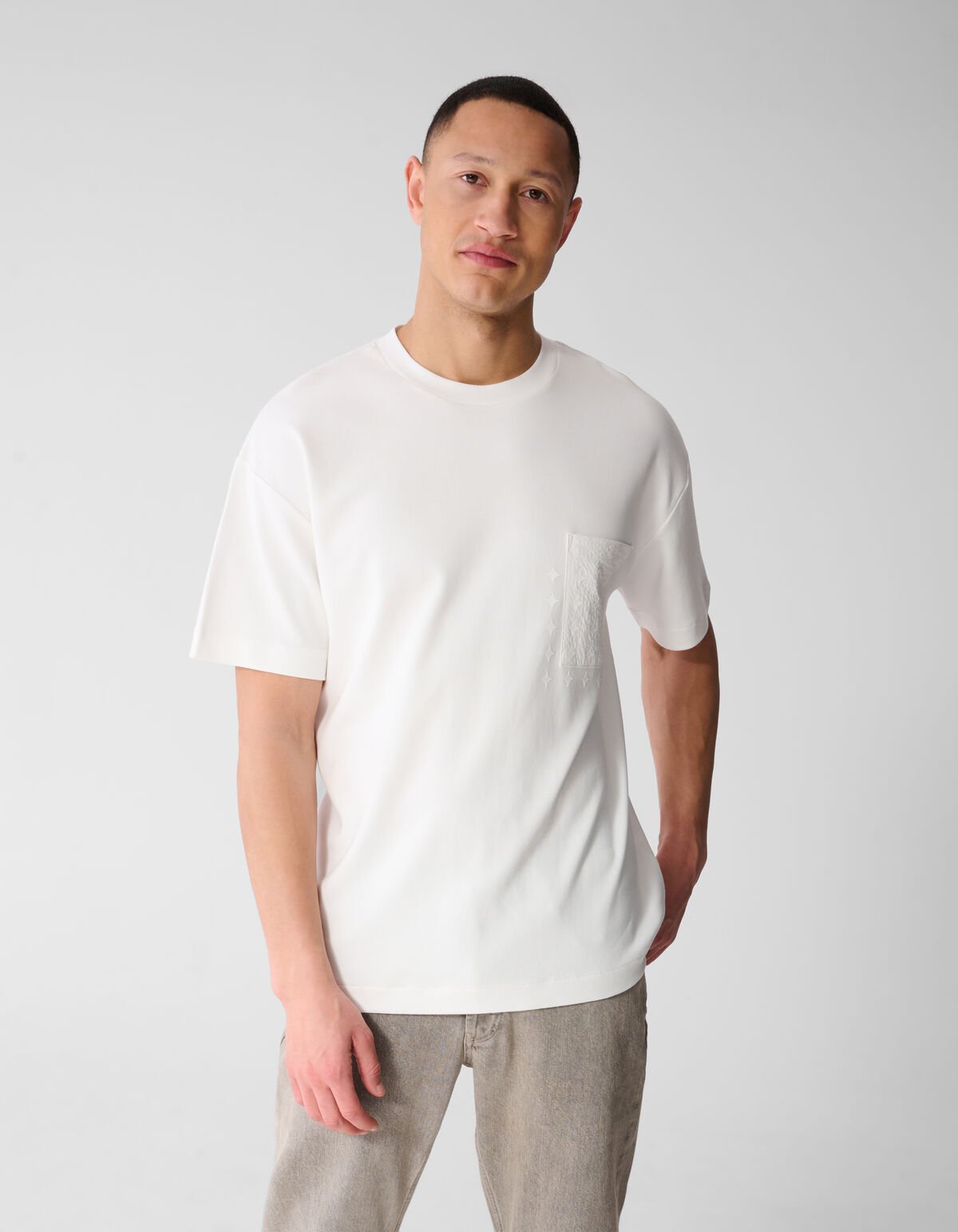 Spark Pocket T-shirt Wit SHOEBY MEN