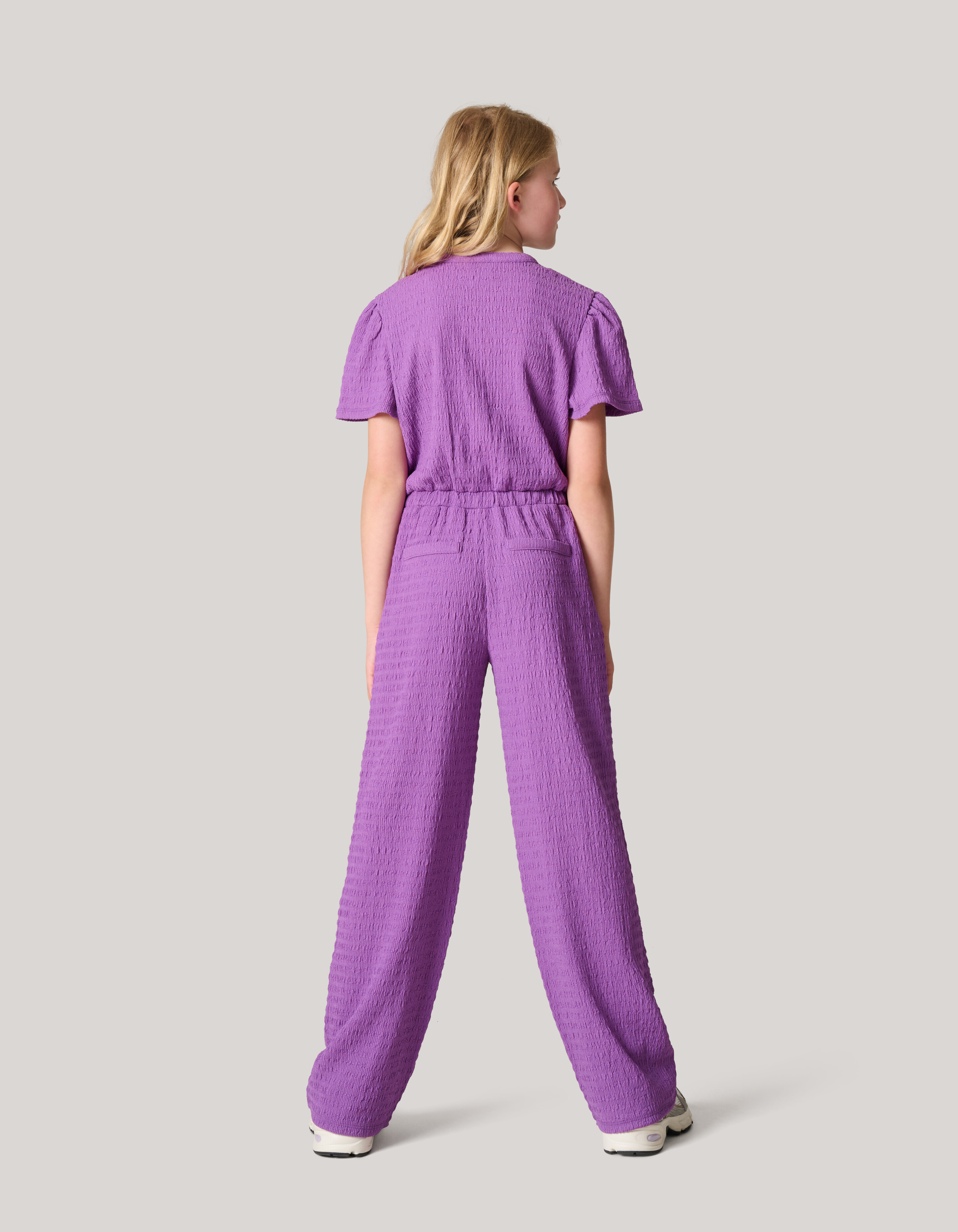 Crochet Jumpsuit Donkerpaars SHOEBY GIRLS