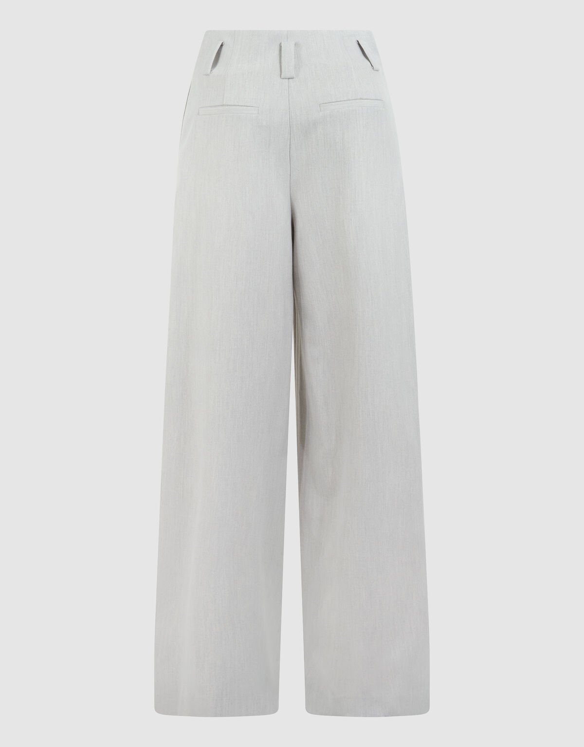 Wide Leg Fit Broek Lichtgrijs By Mieke SHOEBY WOMEN