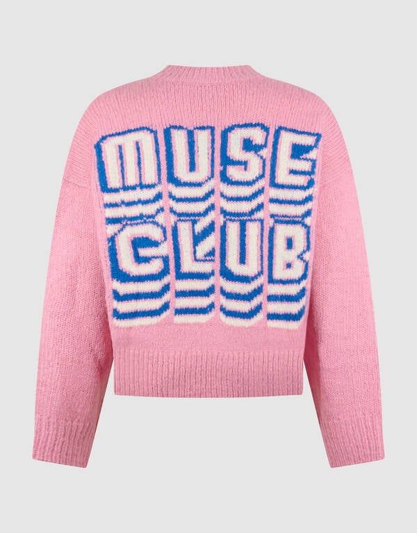 Muse Club Artwork Trui Roze SHOEBY WOMEN