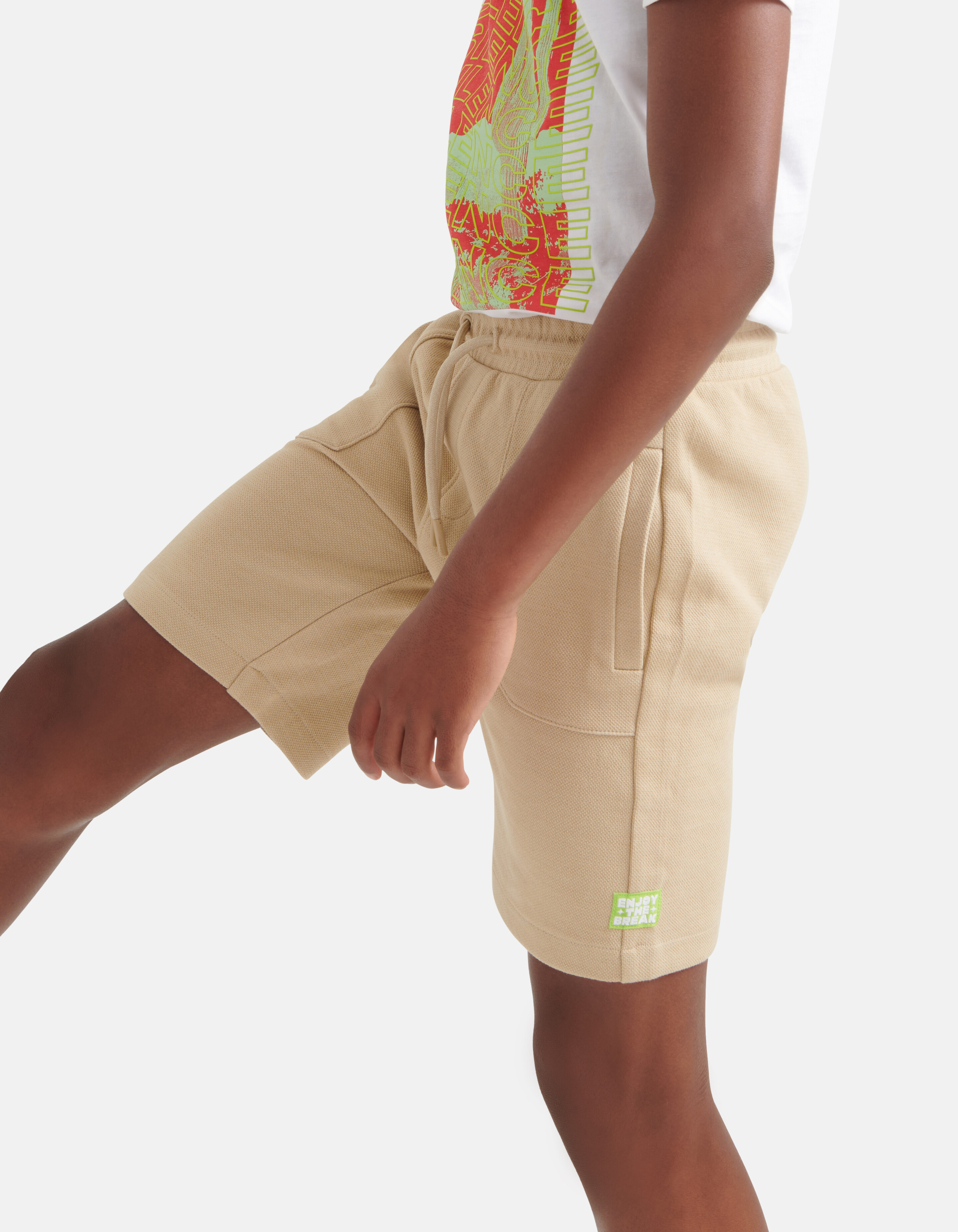 Structuur Short Beige SHOEBY BOYS