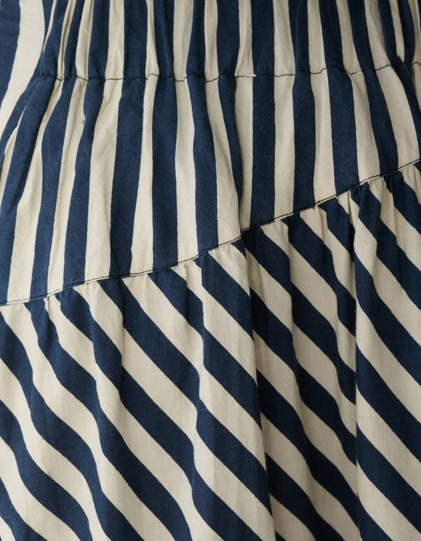 Gestreepte Maxi Rok Beige By Lonneke SHOEBY WOMEN