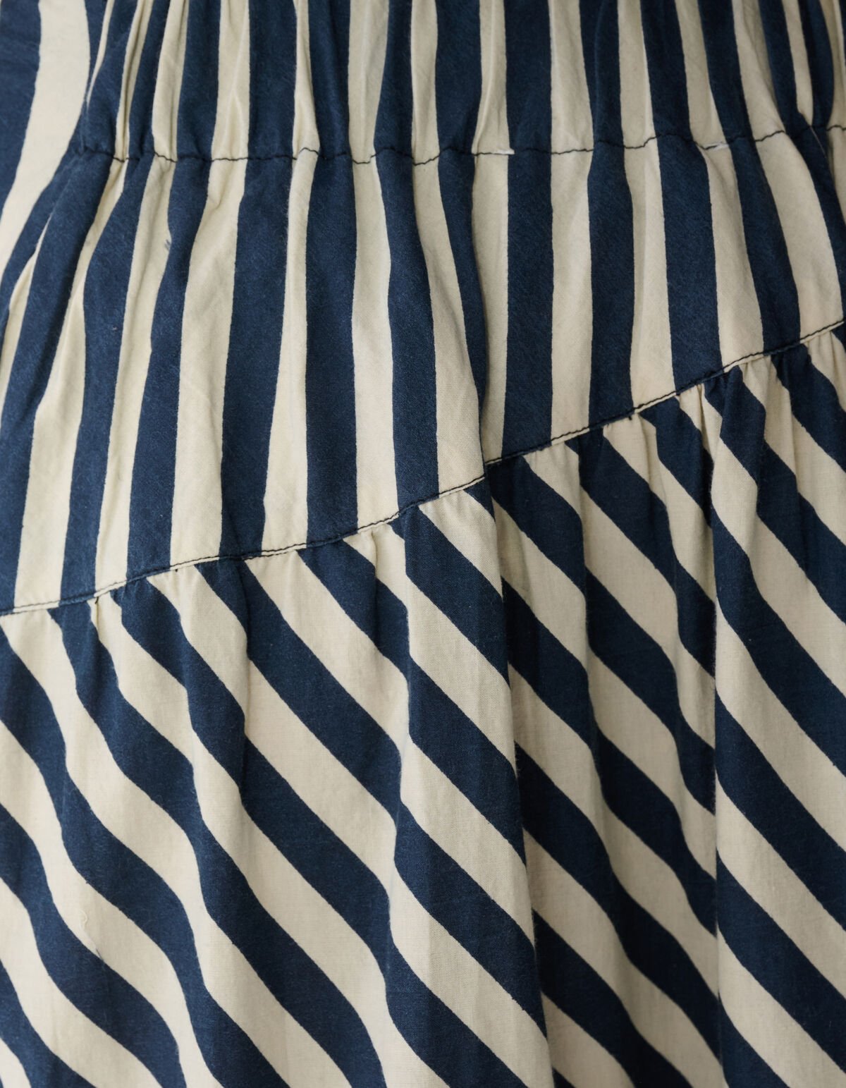 Gestreepte Maxi Rok Beige By Lonneke SHOEBY WOMEN